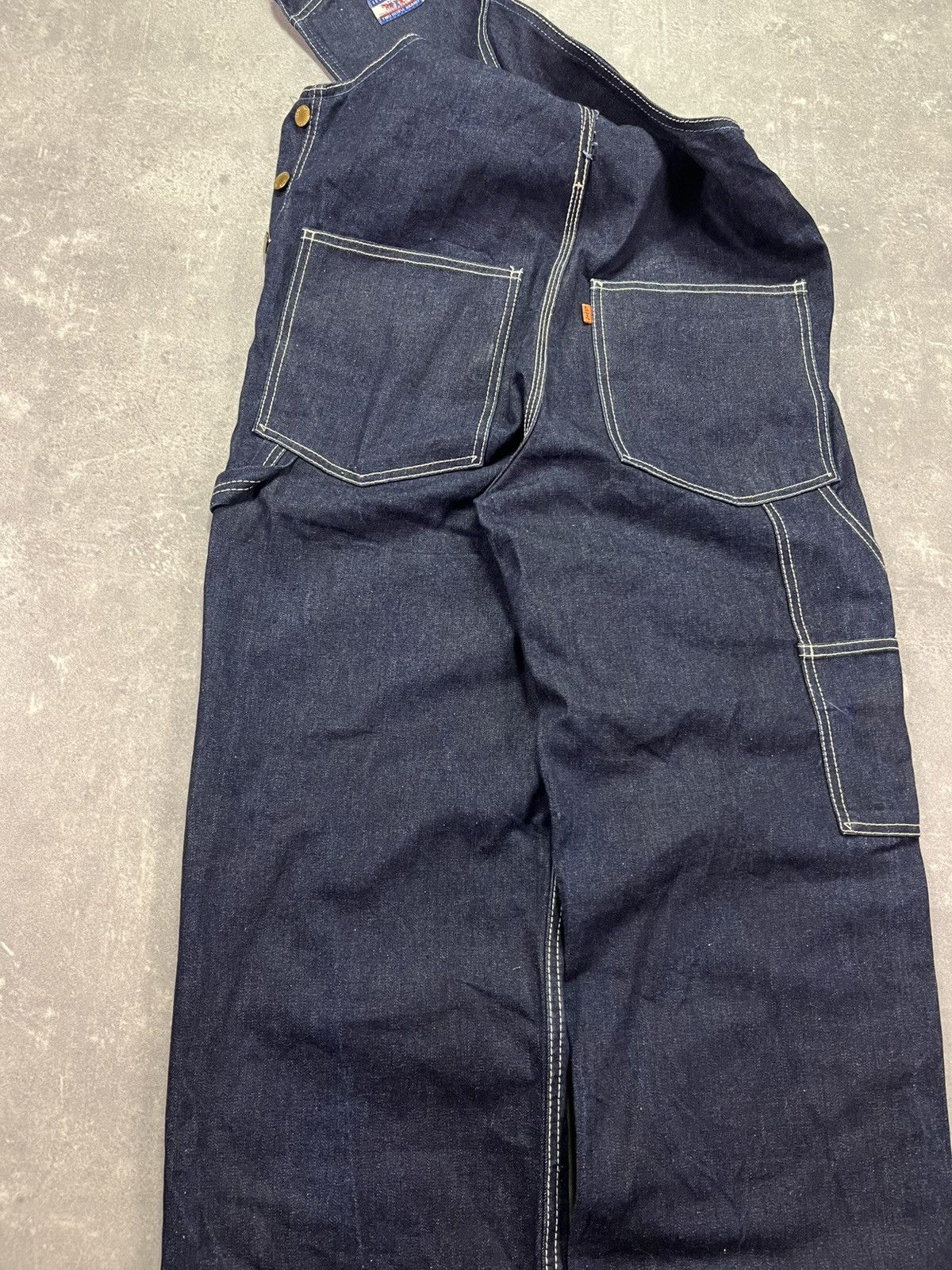 Levi's 1997 Levi’s Orange Tab Indigo Overalls XS S 30 Vintage Size US 30 / EU 46 - 8 Thumbnail