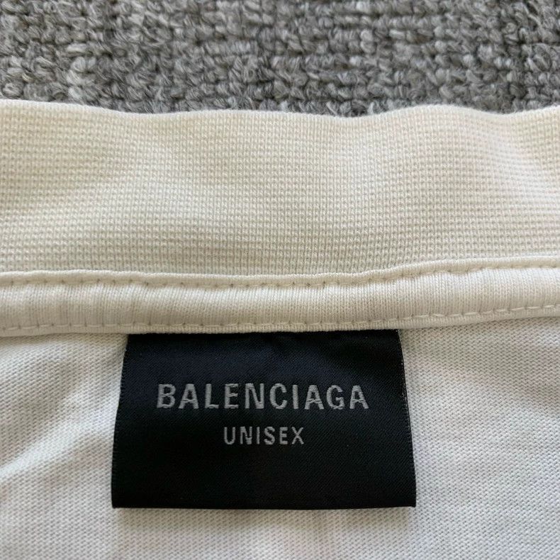 Balenciaga Balenciaga Mirror Logo Short Sleeve T-shirt Size US XL / EU 56 / 4 - 5 Thumbnail