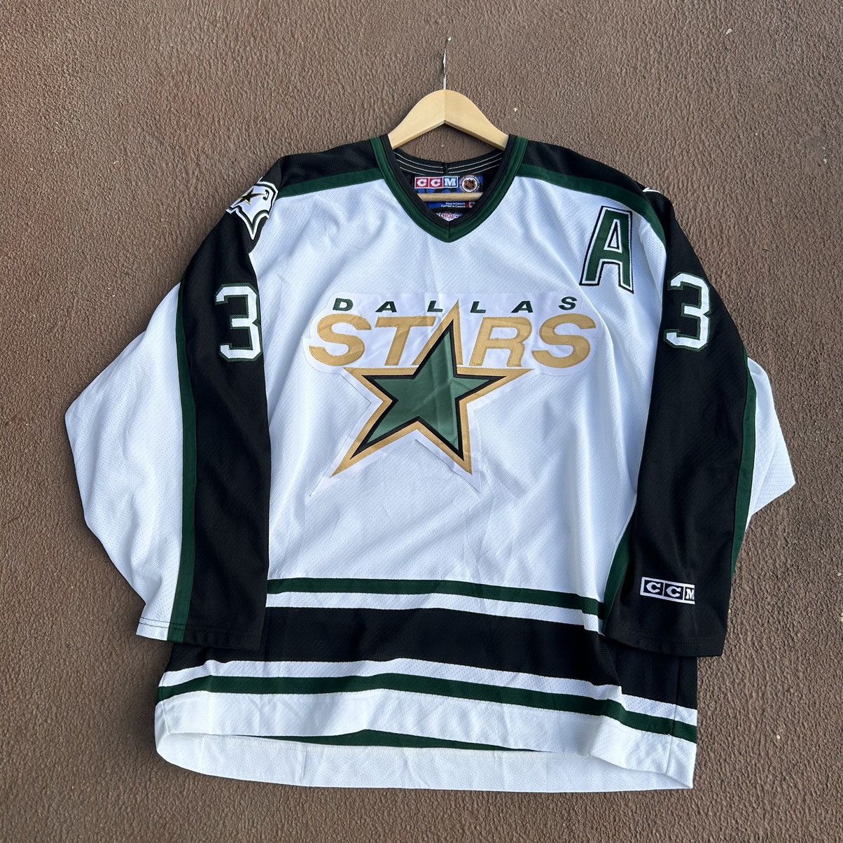 CRAIG LUDWIG  Dallas Stars 1997 Away CCM Throwback NHL Hockey Jersey