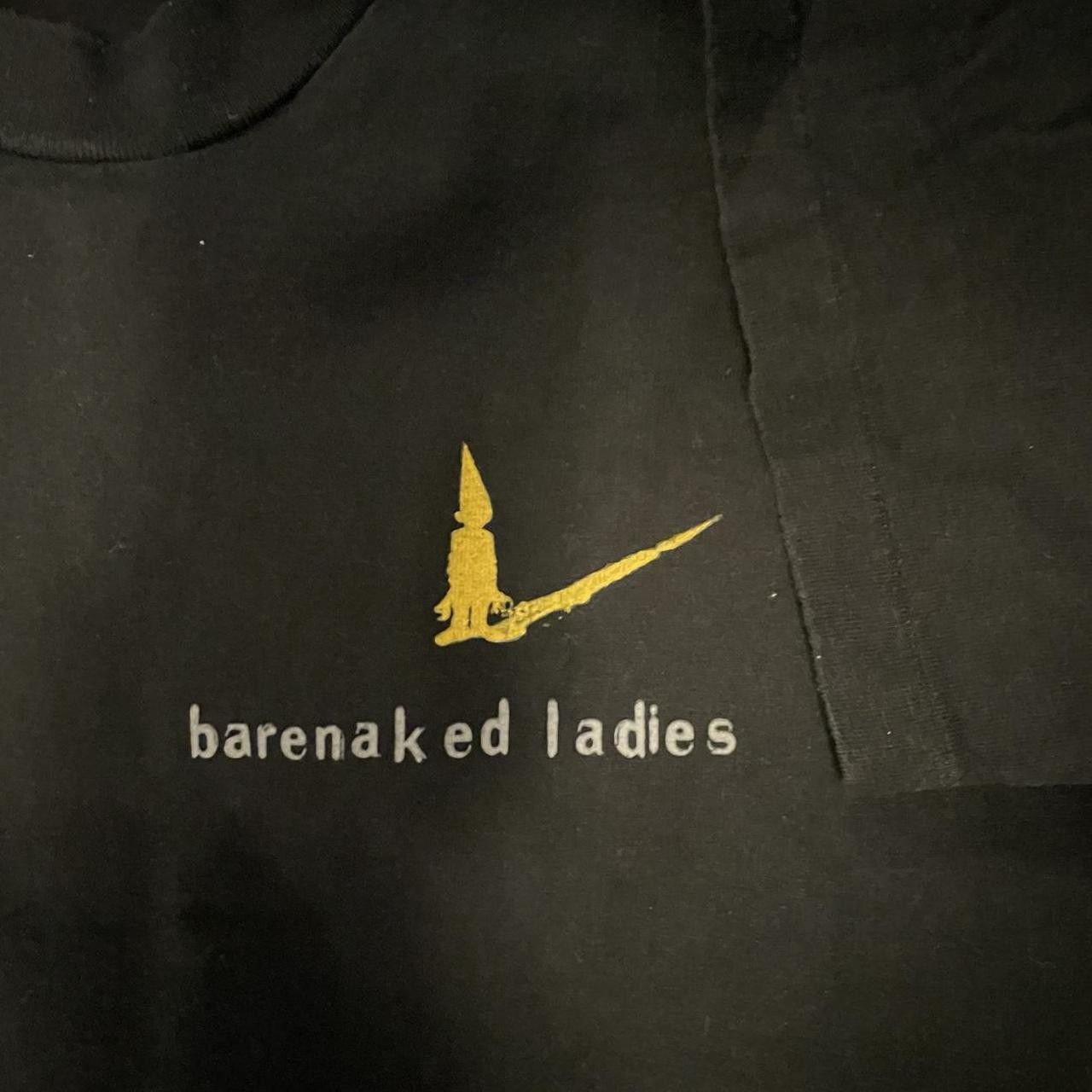 Band Tees × Vintage Vintage 90's Barenaked Ladies Tour Black Graphic T-Shirt Size US M / EU 48-50 / 2 - 2 Thumbnail