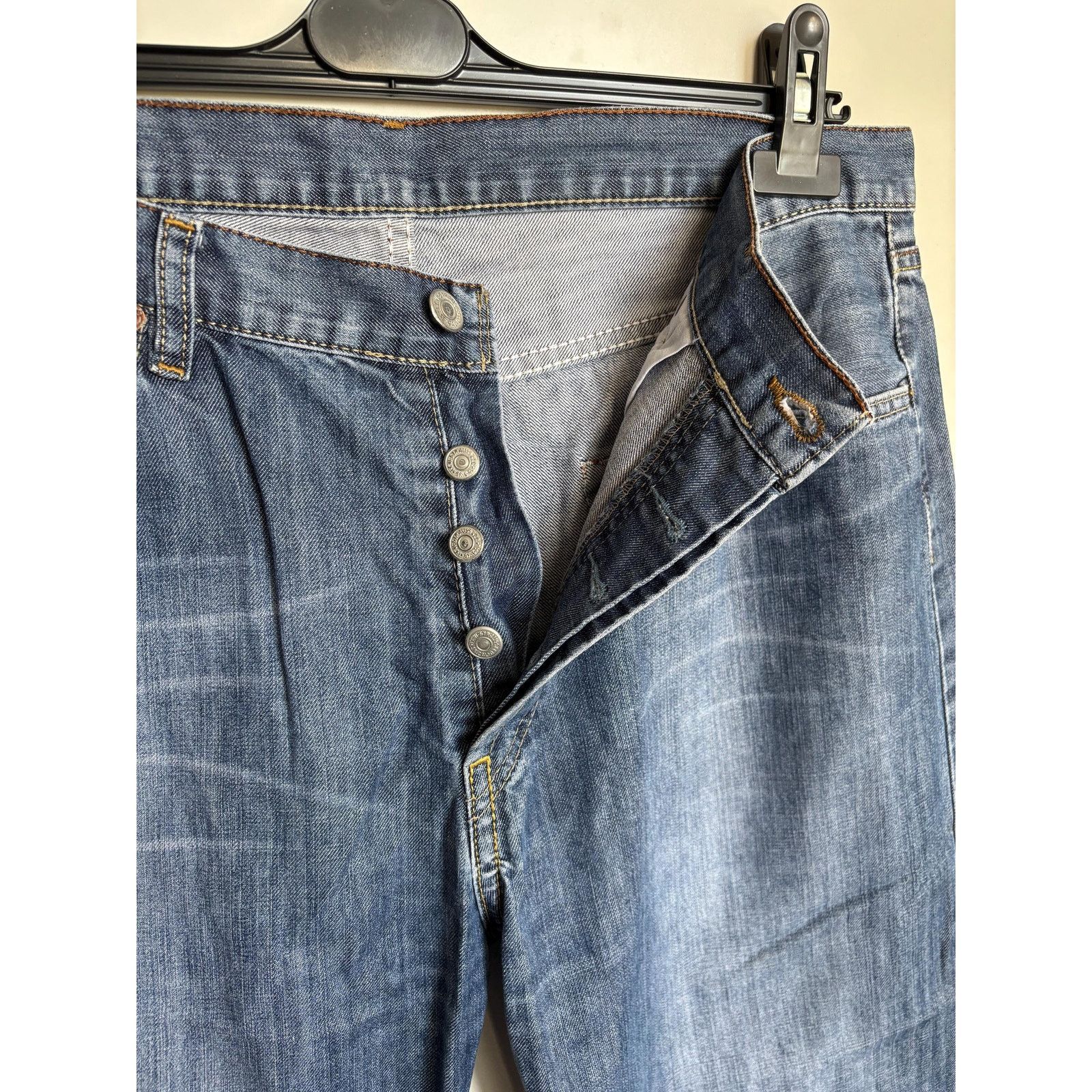 Levi's Levi’s 501 USA 1996 Light Wash Jeans W38 L34 Button Fly Rare Size US 38 / EU 54 - 5 Thumbnail