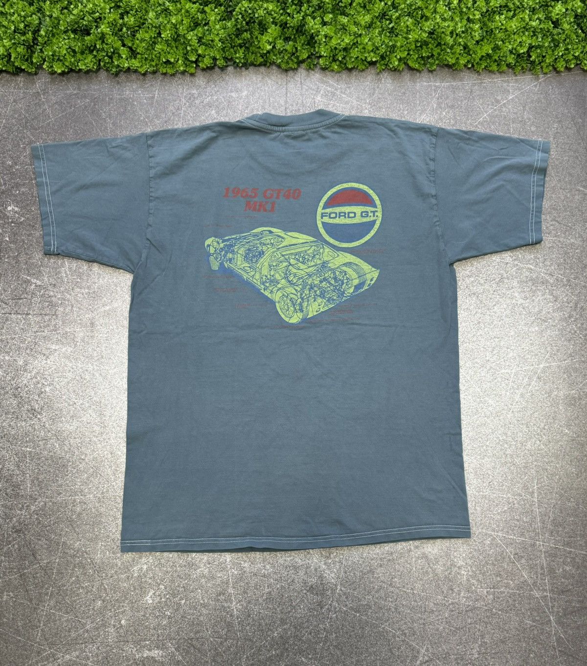 Ford × Mustang × Vintage Vintage Ford GT40 tee racing tshirty2k Size US XXL / EU 58 / 5 - 2 Thumbnail