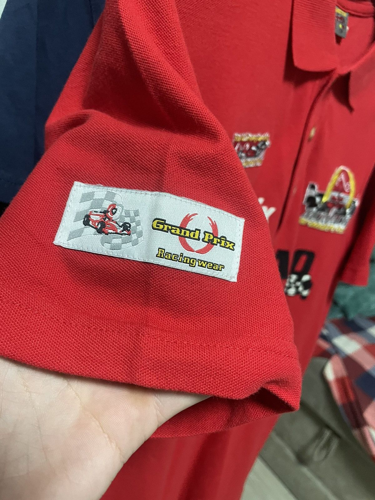 Club Monaco Vintage Monaco Grand Prix Racing Patch Tee Spellout Polo Size US M / EU 48-50 / 2 - 6 Thumbnail