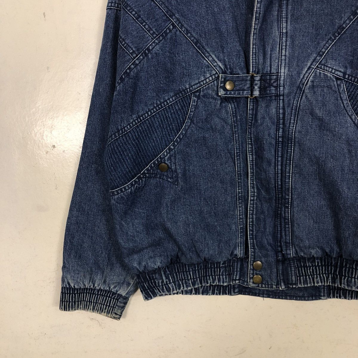 Japanese Brand Biker Bondage Parachute Denim Jacket Bobson Seditionaries Size US L / EU 52-54 / 3 - 6 Thumbnail