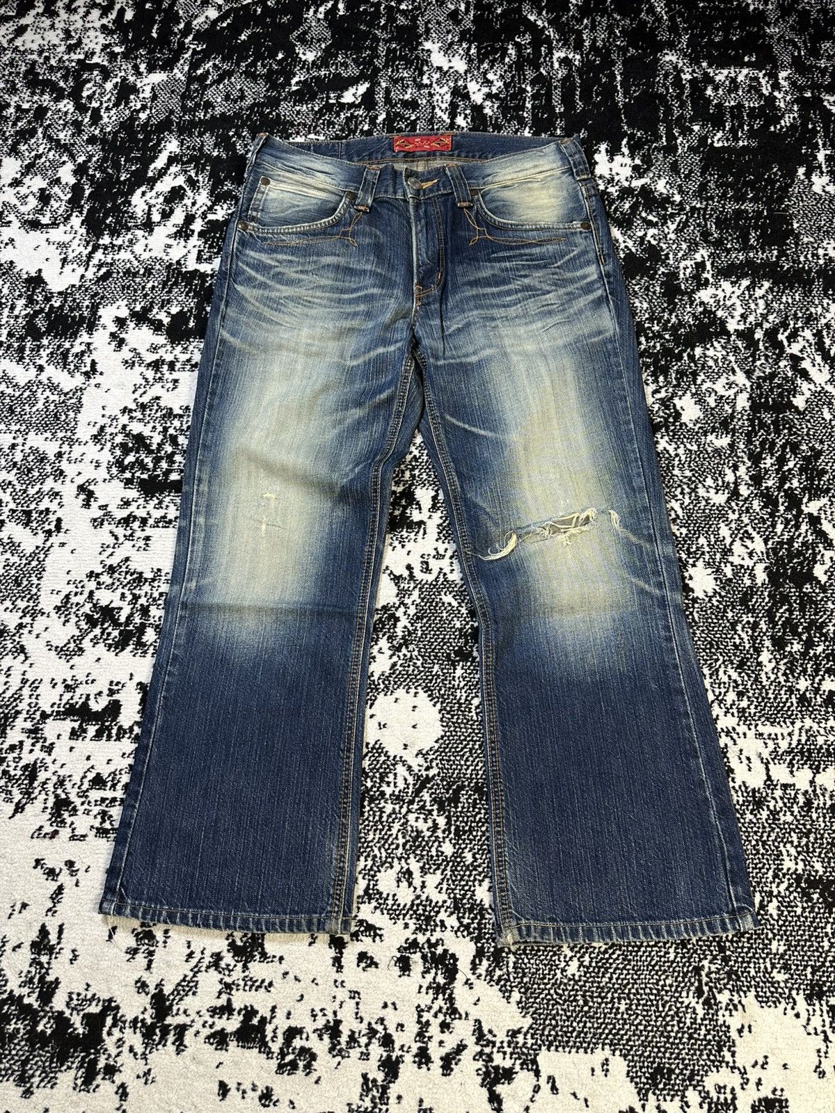Undercover × Uniqlo 2000s Edwin XV Bobcut Navajo Denim Size US 32 / EU 48 - 1 Thumbnail