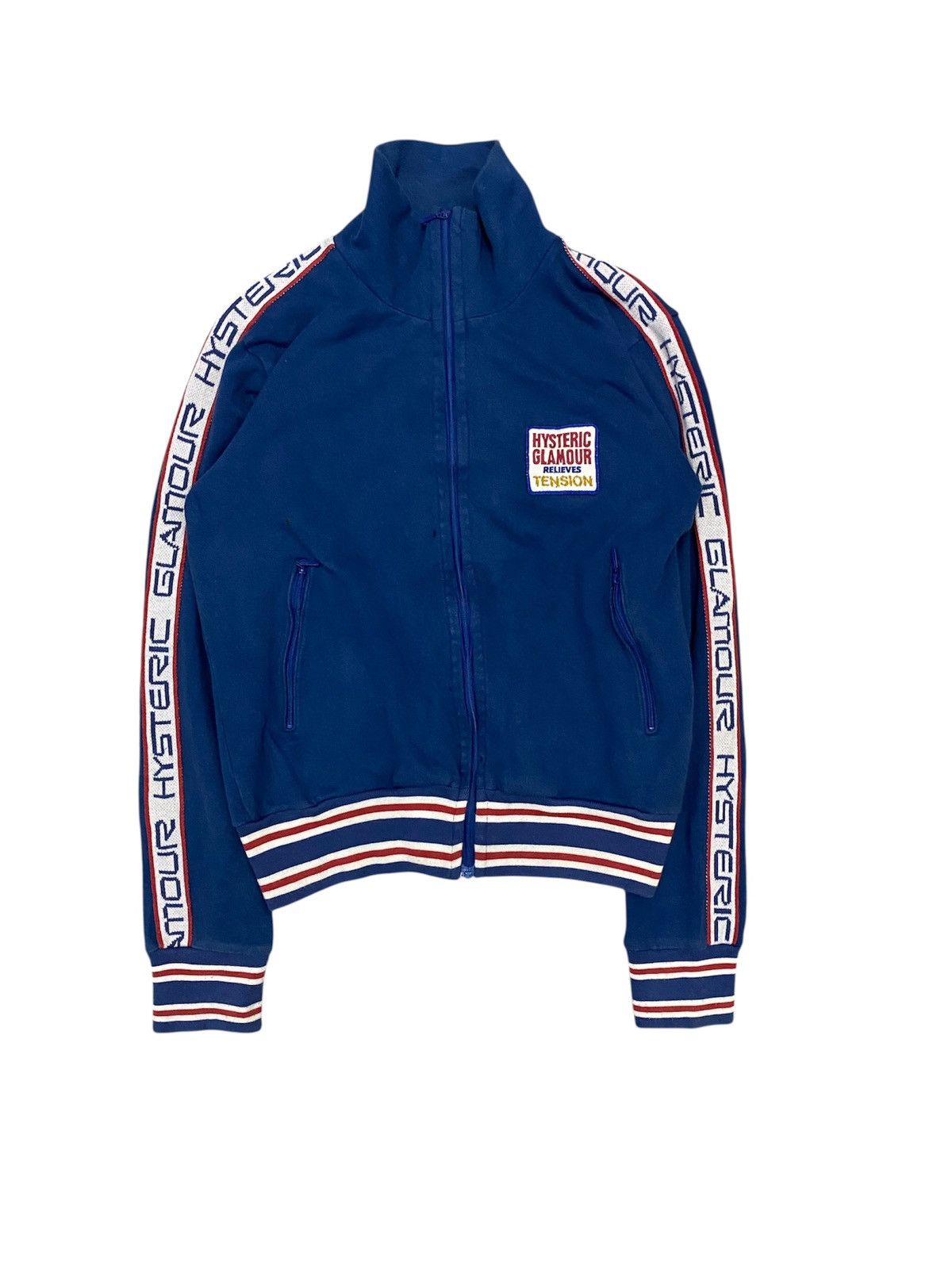 Hysteric Glamour 🔥OG 1990s Hysteric Stripe relieves Tension Track Jacket Size M / US 6-8 / IT 42-44 - 1 Thumbnail