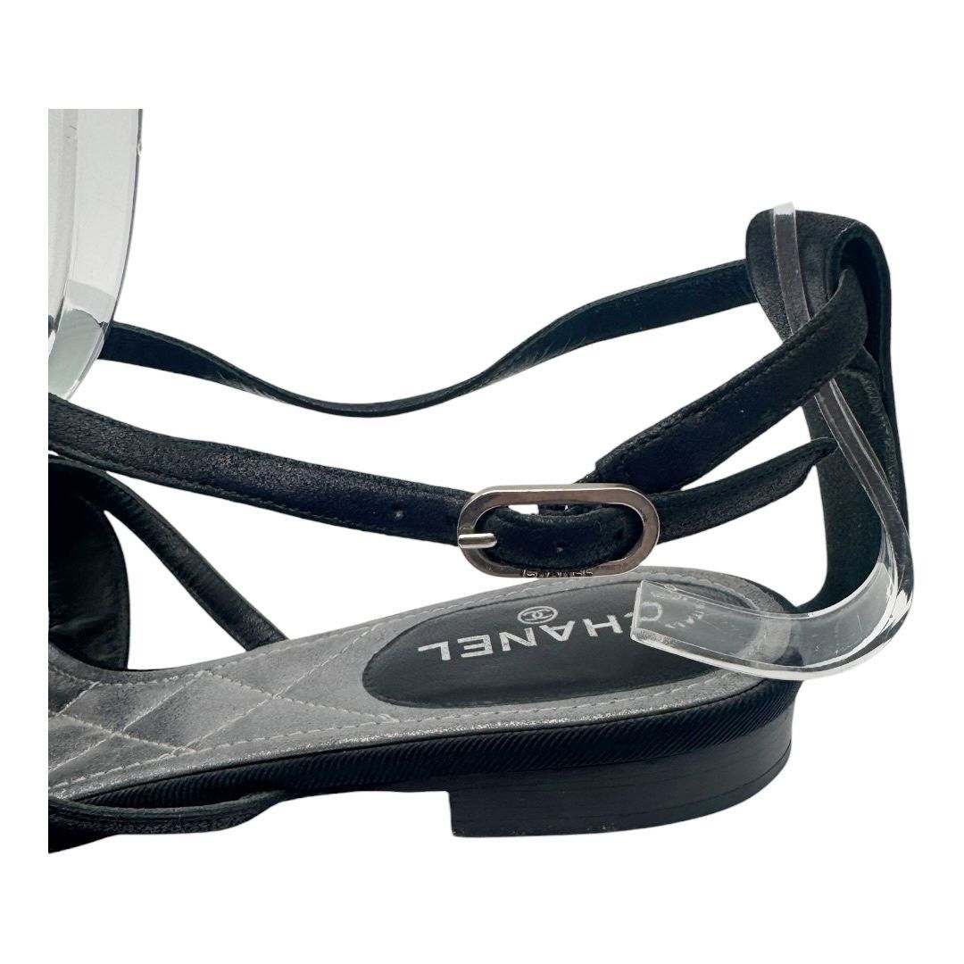 Chanel Chanel SS2006 Sandals T-Strap Byzantine Cross Size 37.5 Size US 7.5 / IT 37.5 - 6 Thumbnail