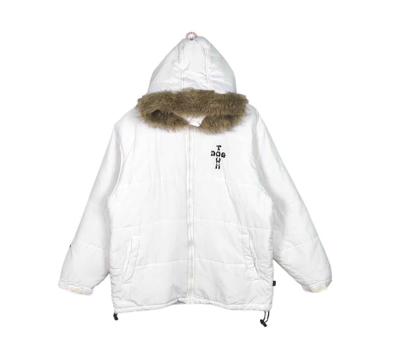 Dogtown Vintage Dogtown Faux Fur Black Dragon Puffer Down Jacket Size US XL / EU 56 / 4 - 1 Thumbnail