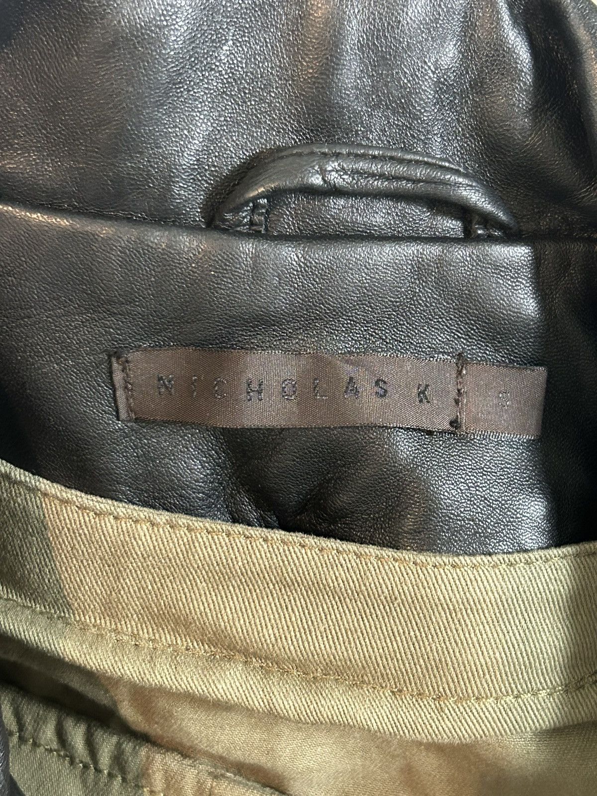 Nicholas K 2in1 Leather, hybrid, removable, lapel jacket Size US S / EU 44-46 / 1 - 5 Thumbnail