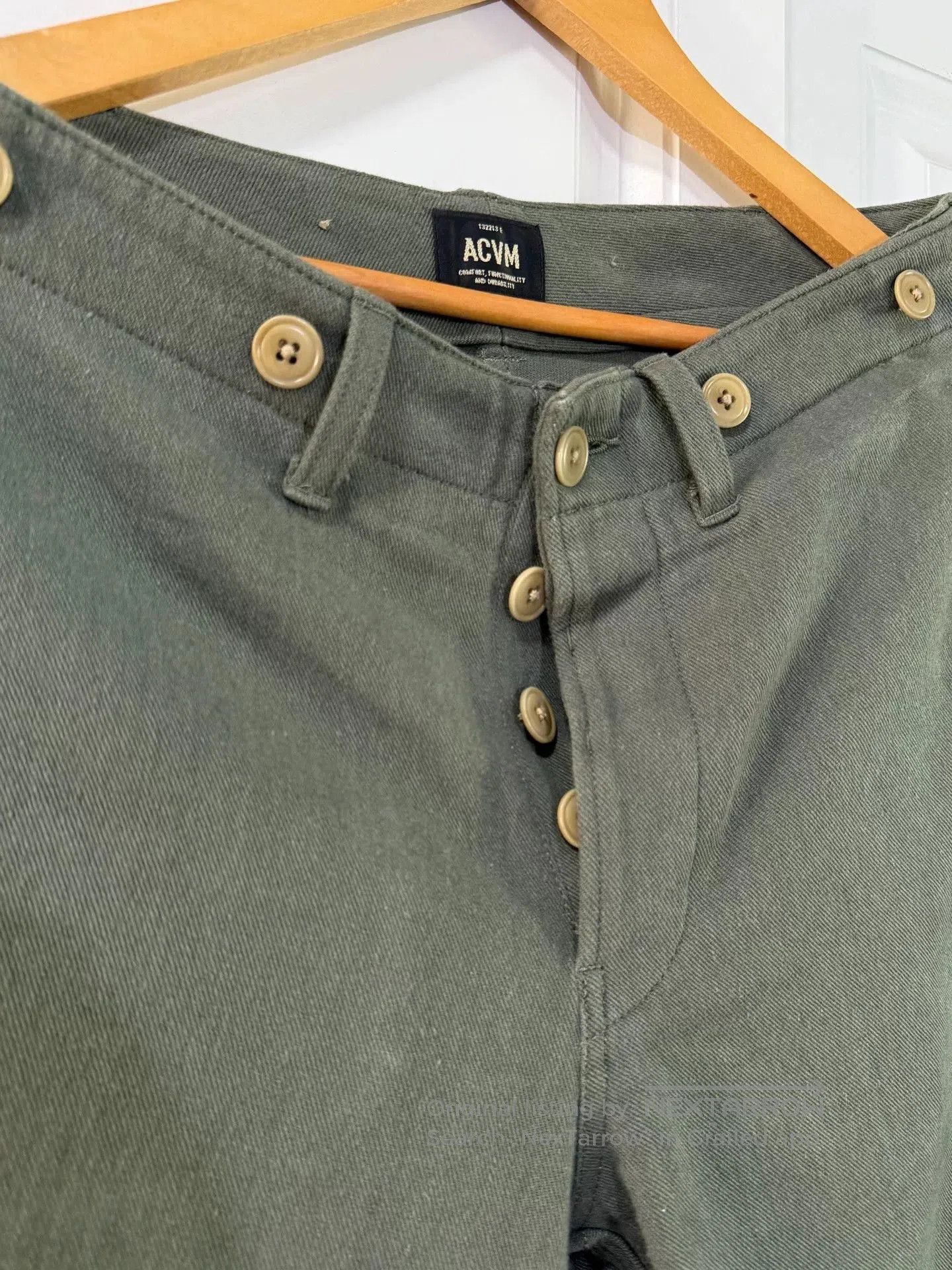 Addict Clothes Japan ADDICT ACVM Cotton-Linen Cargo Pants. Size US 28 / EU 44 - 4 Thumbnail