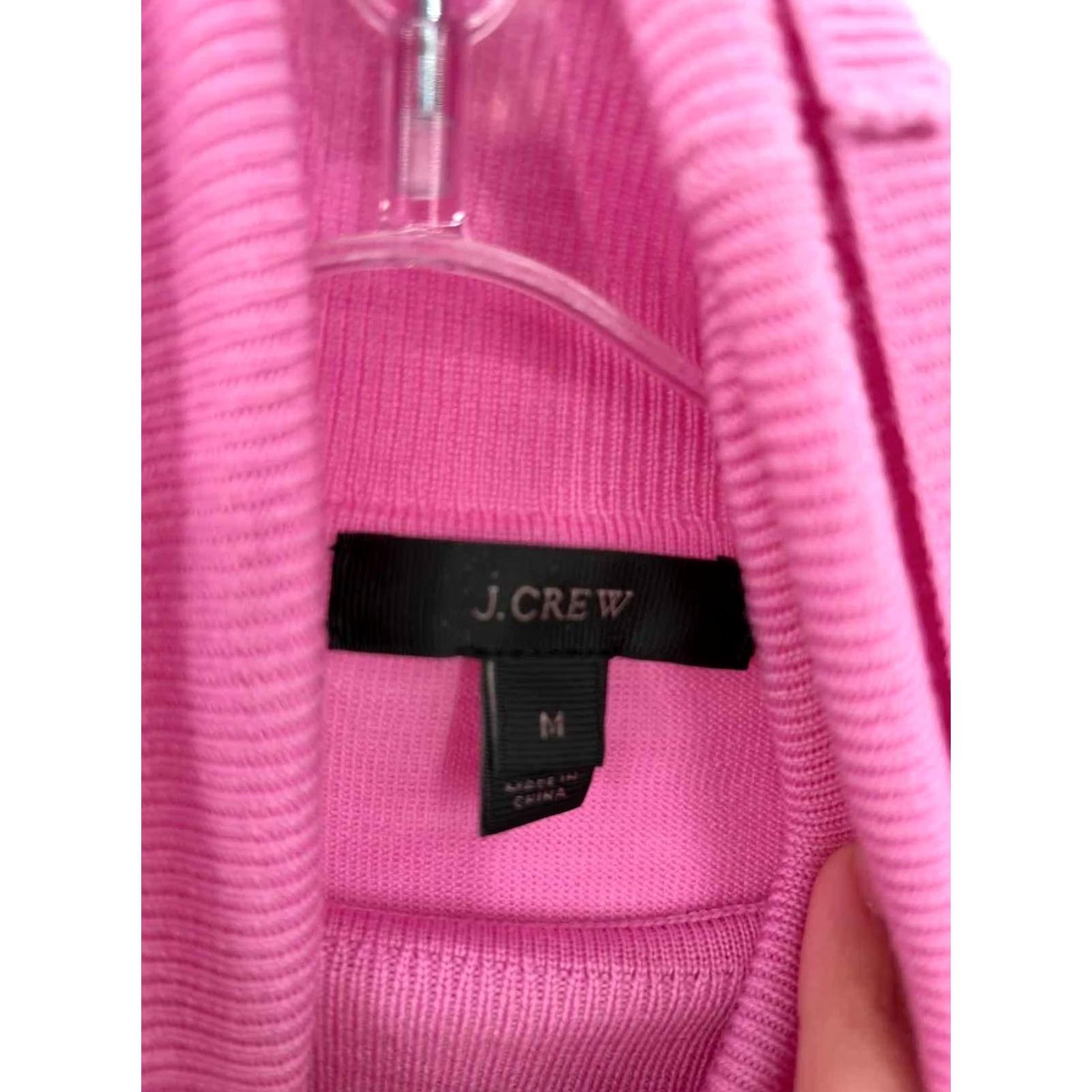 Pinko Pre-Owned J Crew Pink Size Medium Turtleneck Sweater Size M / US 6-8 / IT 42-44 - 3 Thumbnail
