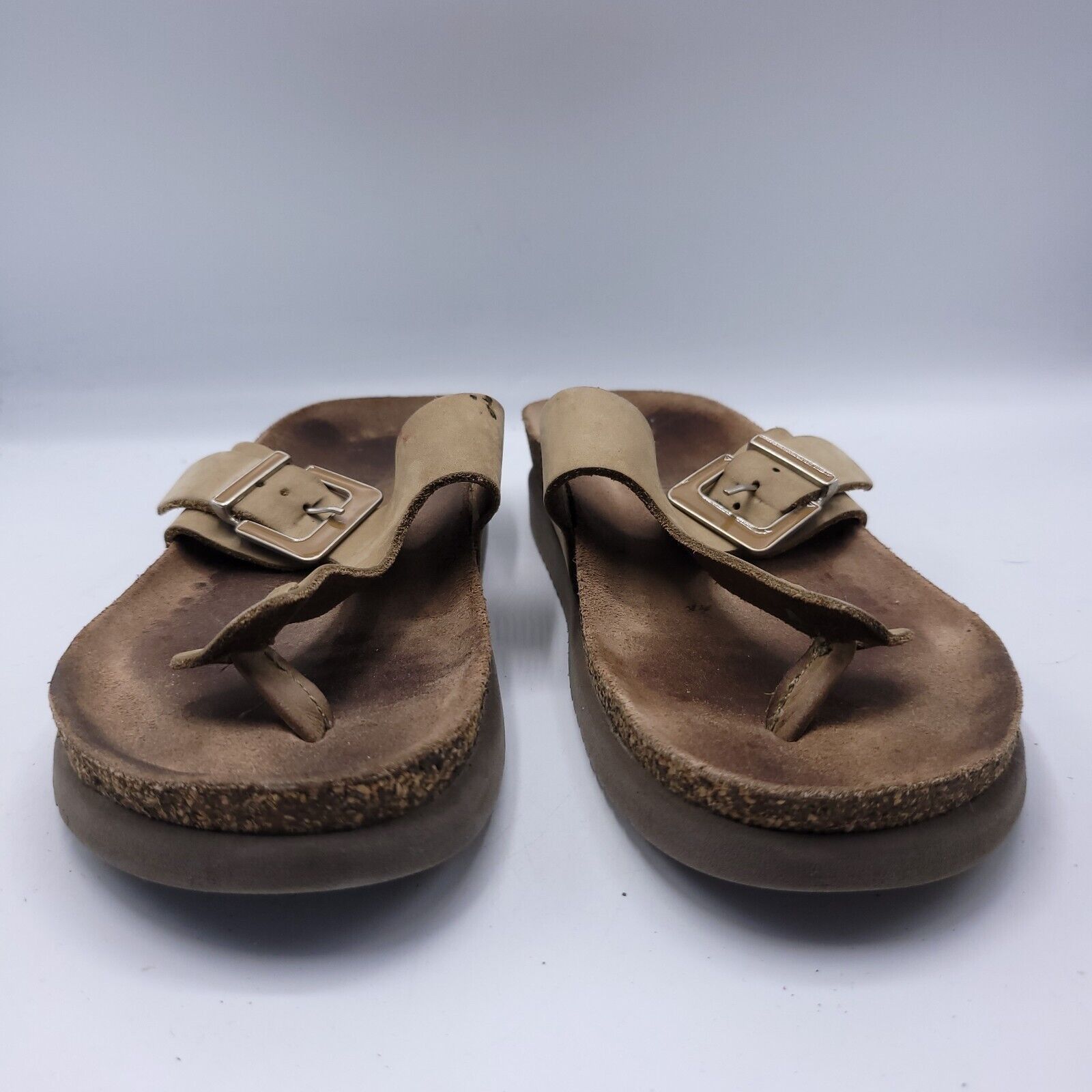 Mephisto Mephisto Casual Leather Slide Sandal Womens Size 7 38 Brown Size US 7 / IT 37 - 2 Thumbnail