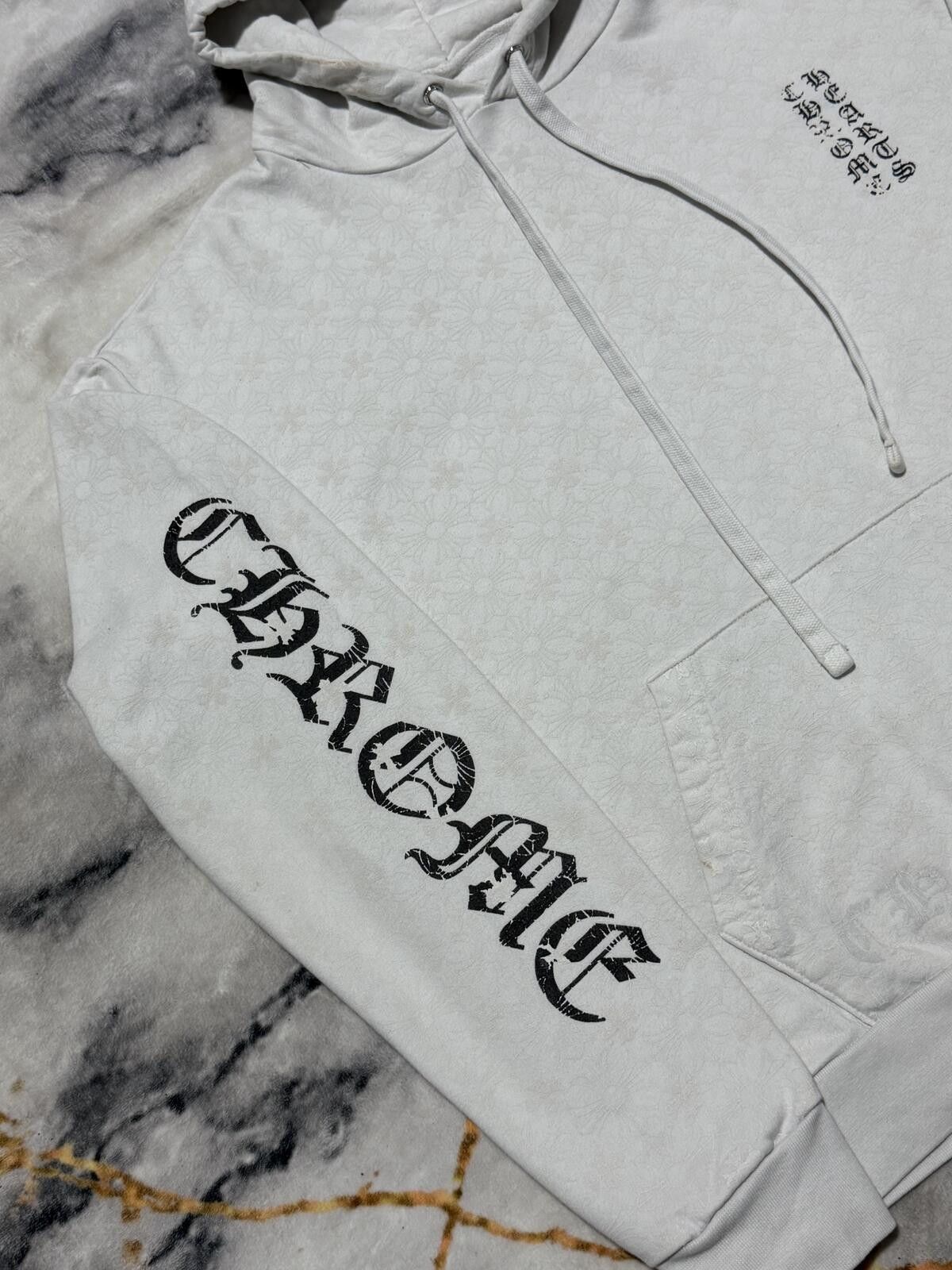 Chrome Hearts Chrome Hearts Reflective Monogram Hoodie White - S Size US S / EU 44-46 / 1 - 4 Thumbnail