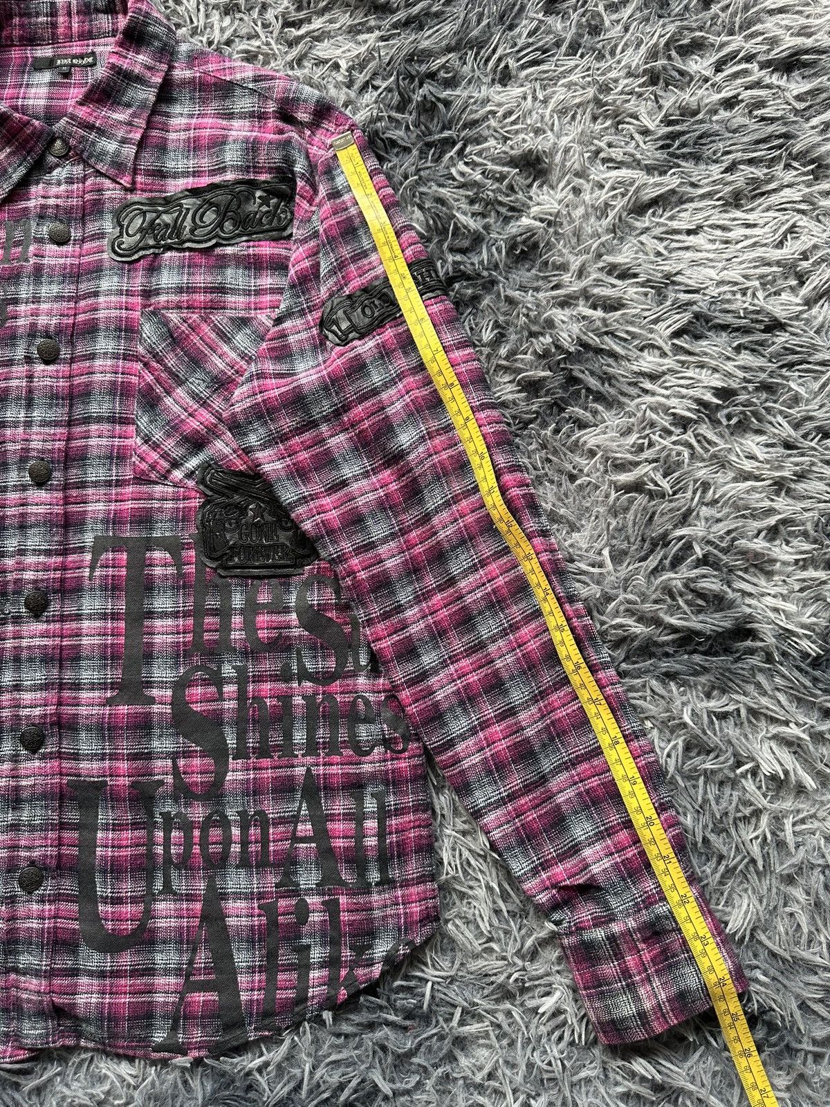 If Six Was Nine J-Rock - Ivanhoe flannel poem shirt / LGB if six was nine Size US M / EU 48-50 / 2 - 18 Thumbnail