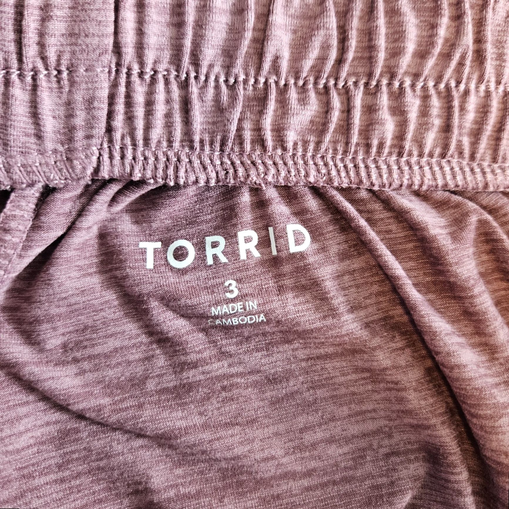 Torrid Torrid Womens Jogger Pants Activewear Size 3X Pink Rose Relaxed Pockets High Rise Drawstring Size 40" / US 18 - 7 Thumbnail