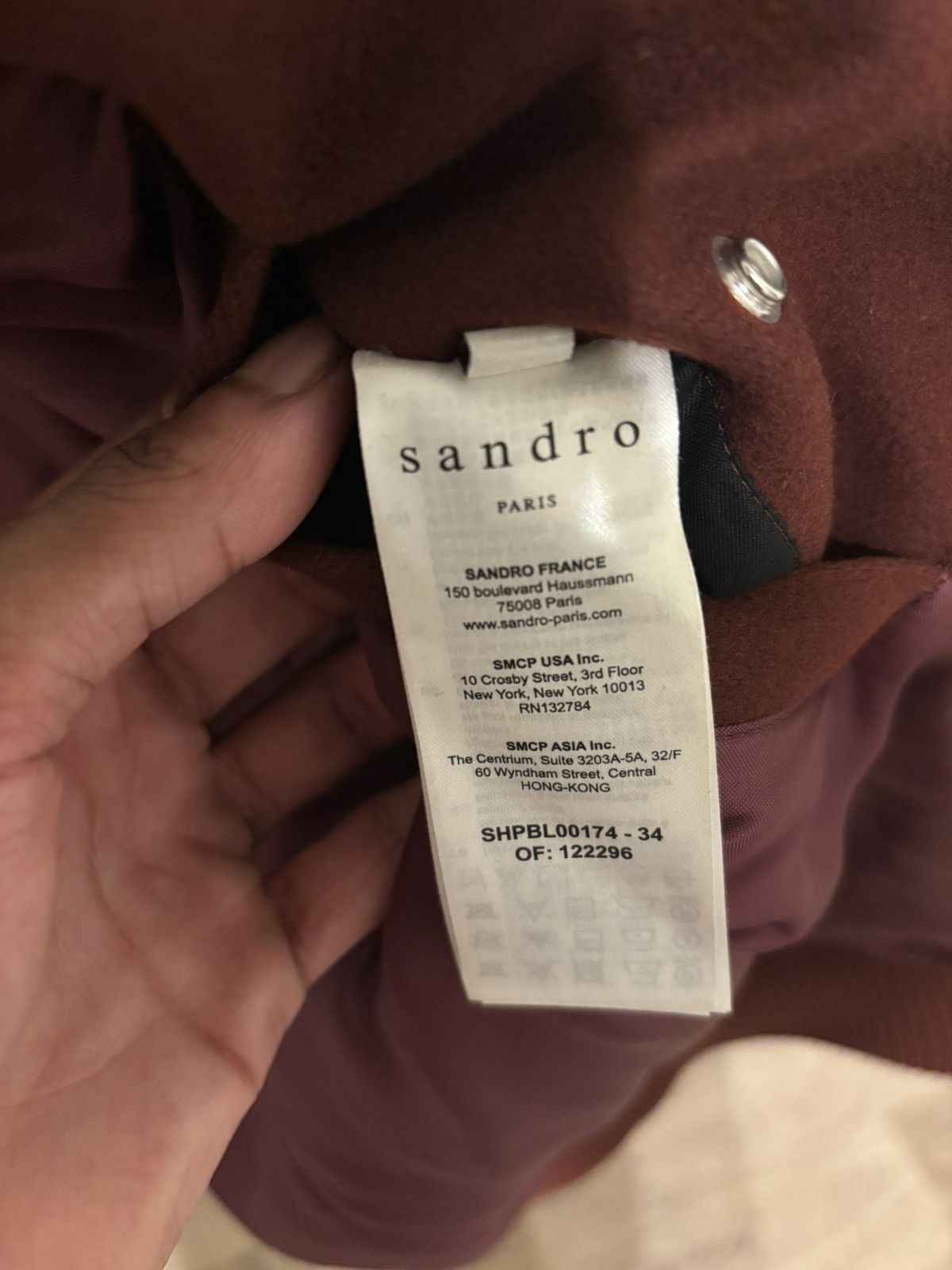 Sandro Sandro Fur Jacket w/ Detachable Fur Size US M / EU 48-50 / 2 - 6 Thumbnail