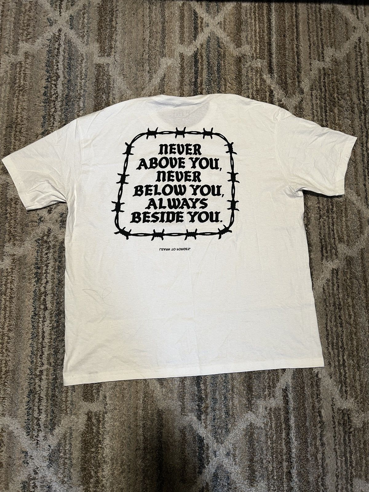 Other Learn to Forget Never Above You T-Shirt White Size US XXL / EU 58 / 5 - 4 Thumbnail