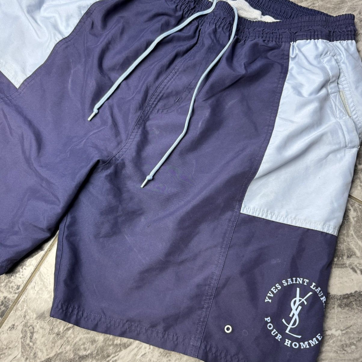 Vintage × Yves Saint Laurent Vintage Yves Saint Laurent Pour Homme Shorts YSL Size US 34 / EU 50 - 4 Thumbnail