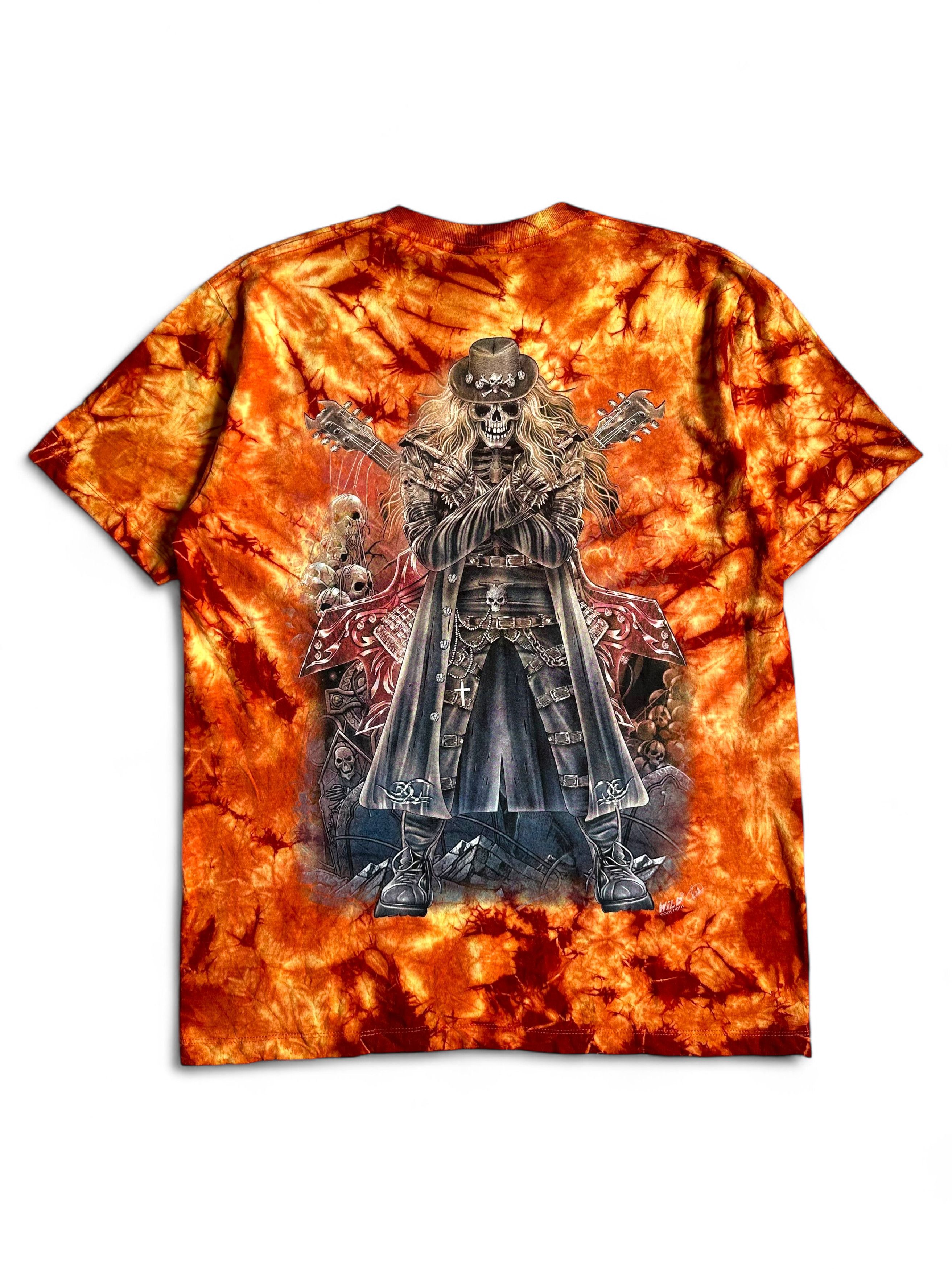 Wild Things Vintage Wild Skeleton Graphic Double Sided Overprint TShirt Size US L / EU 52-54 / 3 - 5 Thumbnail