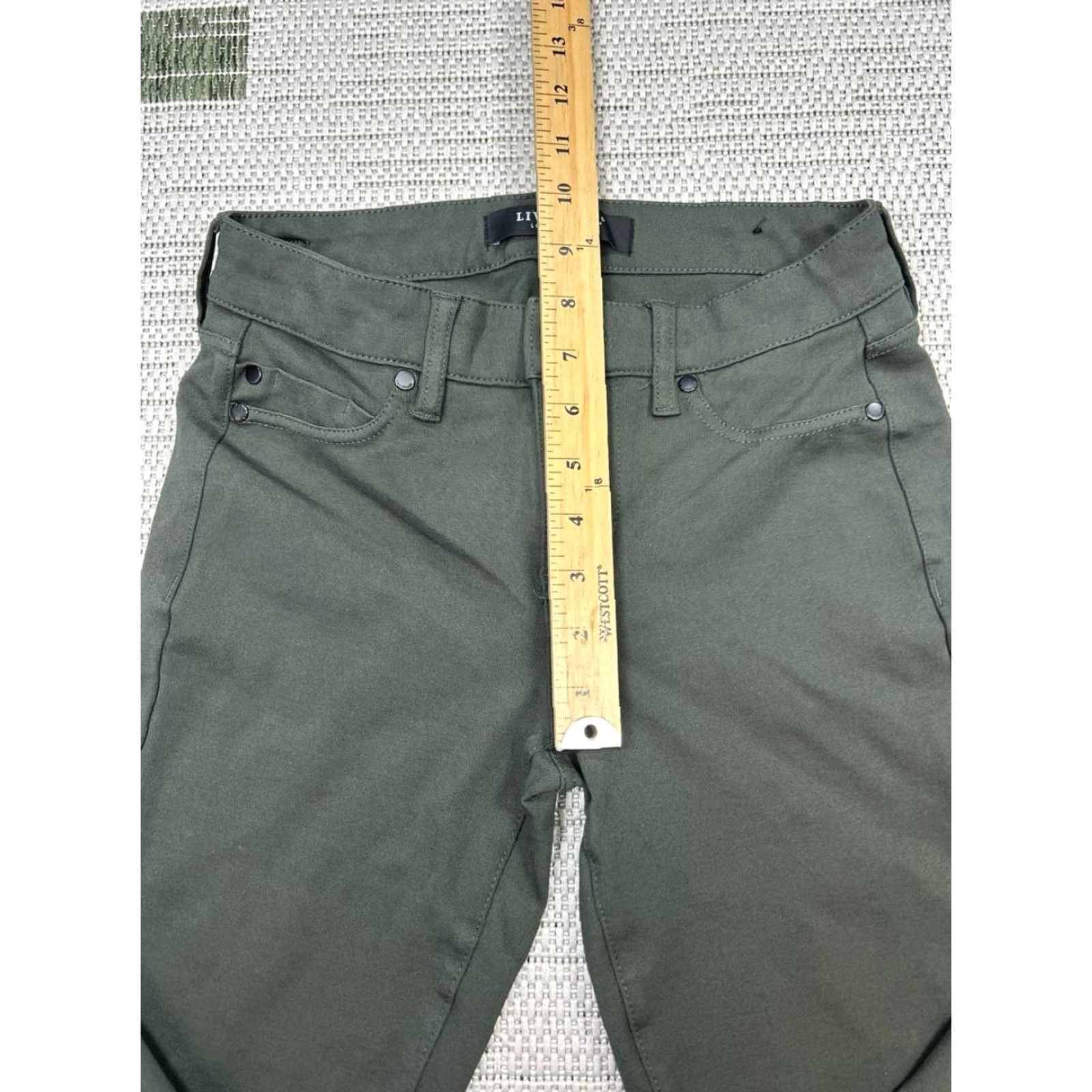 Vintage Liverpool Jeans Jeans Womens 2 Green Skinny Womens Size 26" / US 2 / IT 38 - 4 Thumbnail