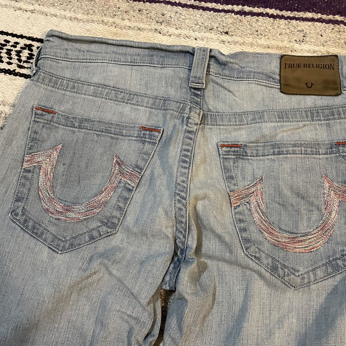 True Religion True Religion Geno Skinny Jeans Blue Denim 35x33 Size US 35 - 13 Thumbnail