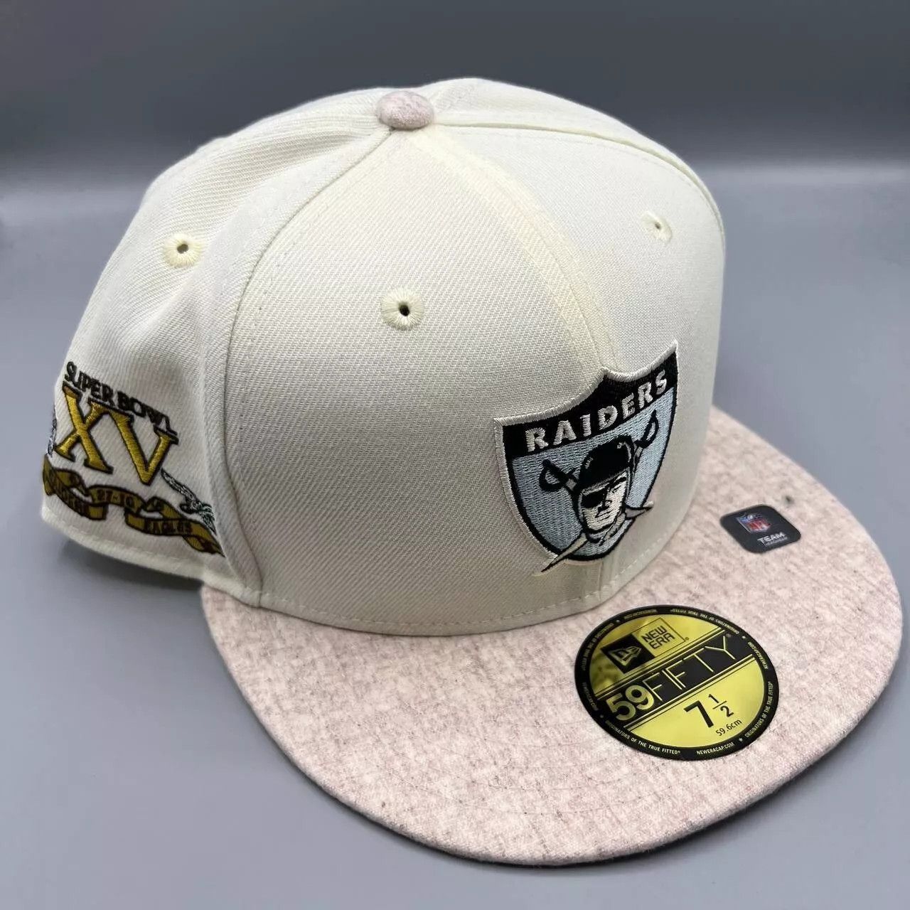 New Era Las Vegas Raiders Hat Men 7 1/2 Superbowl XV 59Fifty New Era Size ONE SIZE - 1 Thumbnail