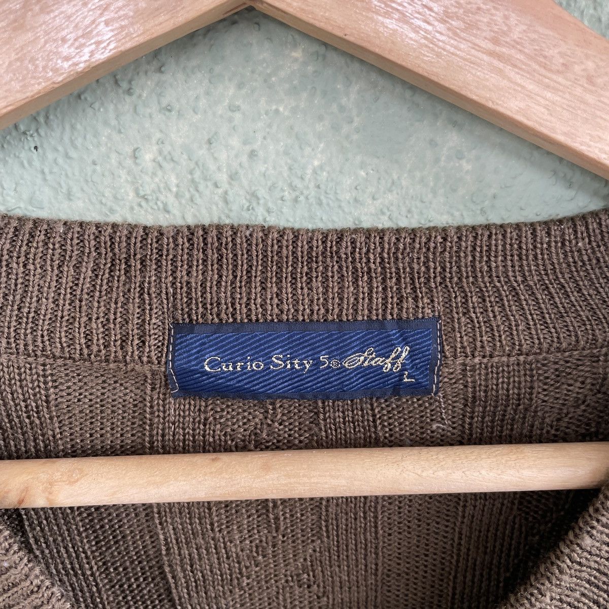 Aran Isles Knitwear Vintage Japanese Brand THRASHED Knitwear Sweater Jumper Size US M / EU 48-50 / 2 - 6 Thumbnail