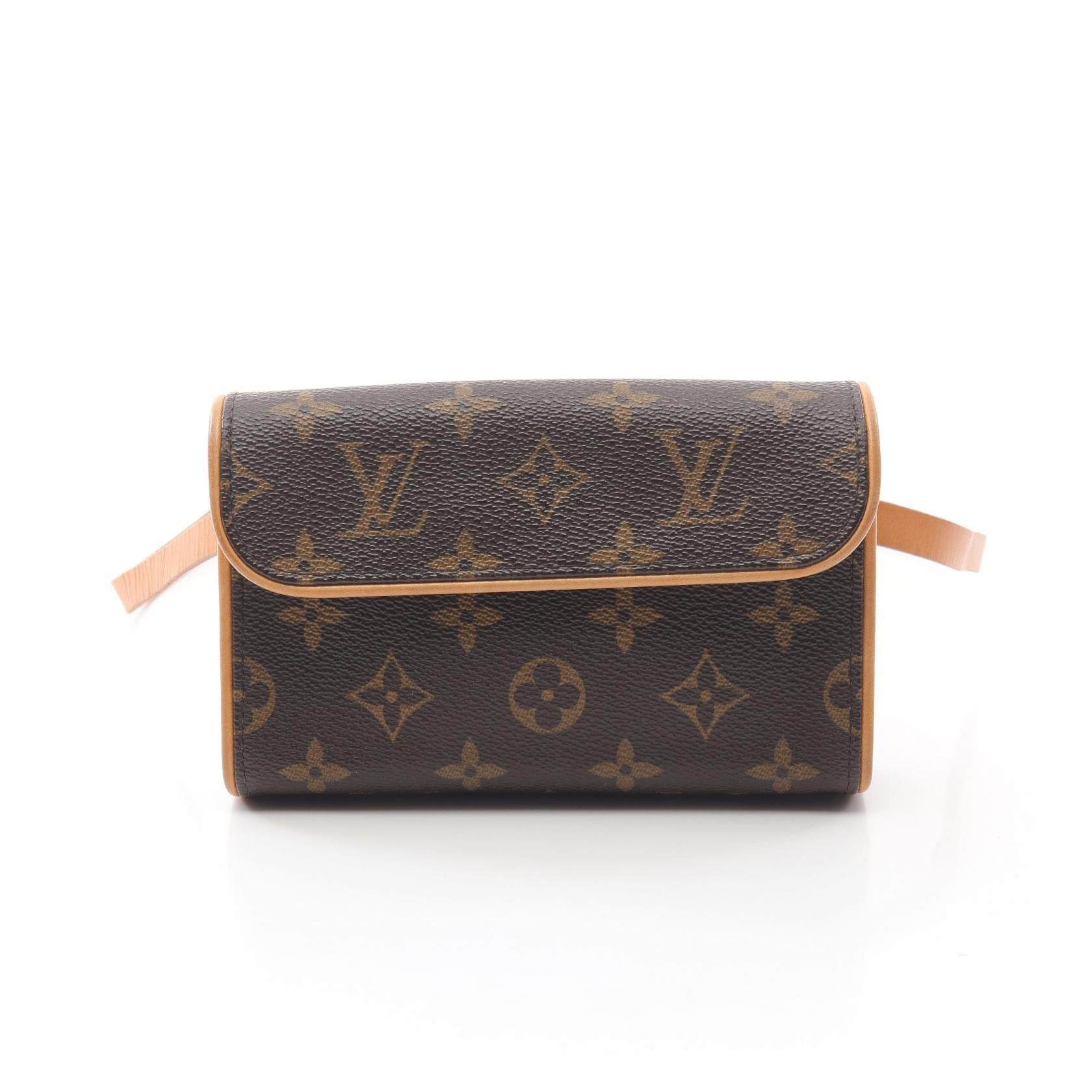 Louis Vuitton Louis Vuitton Pochette Florentine Monogram Body Bag Waist Leather Brown Size ONE SIZE - 1 Thumbnail