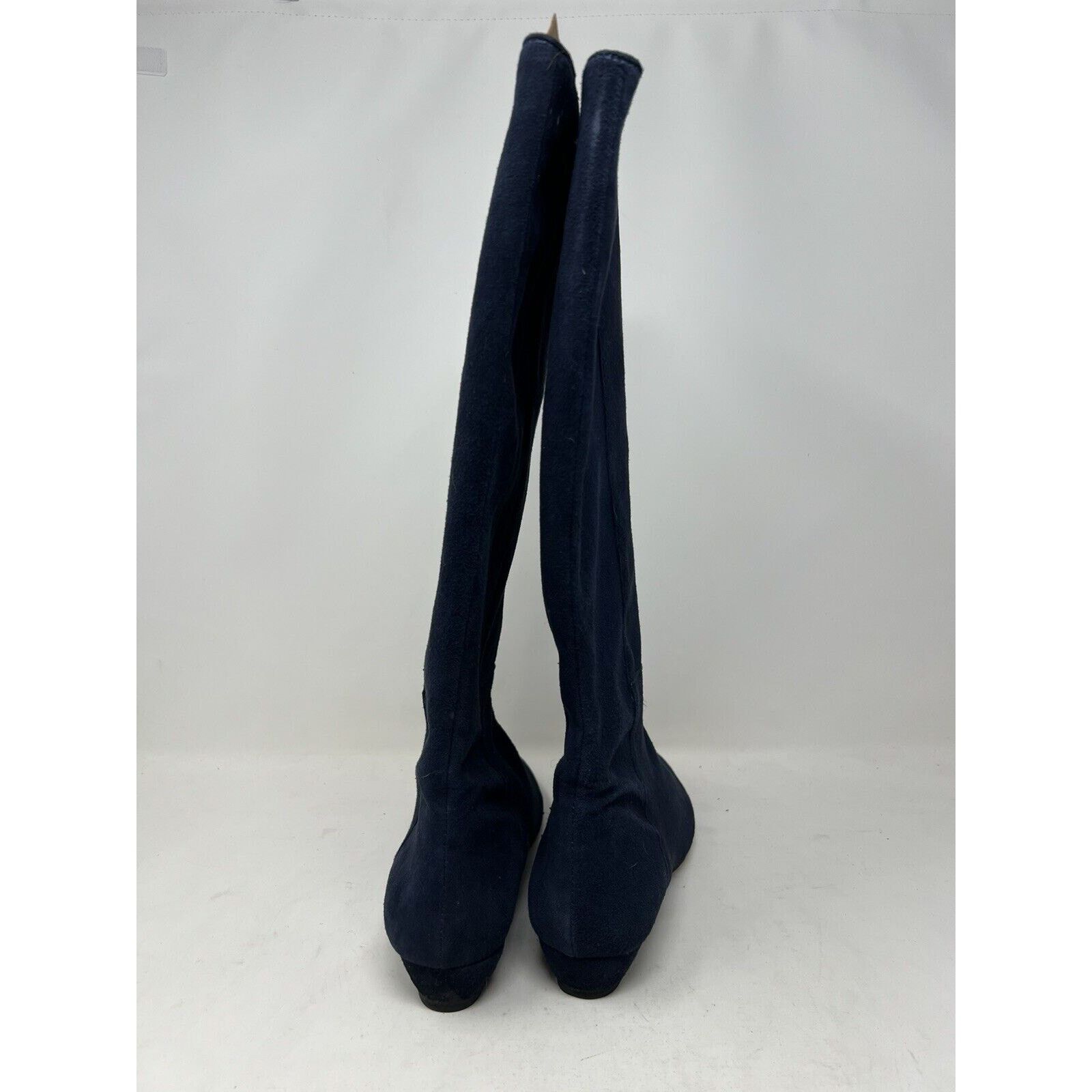 Loeffler Randall WOMEN'S LOEFFLER RANDALL Matilde Wedge Blue Suede 8.5 B Size US 8.5 / IT 38.5 - 4 Thumbnail