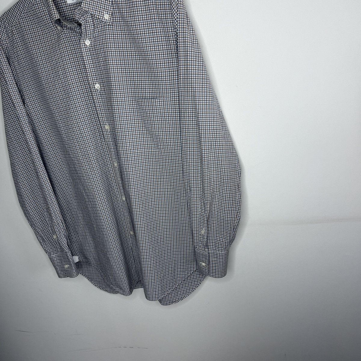 Loro Piana Loro Piana Shirt Button Up Checkered Size US M / EU 48-50 / 2 - 2 Thumbnail