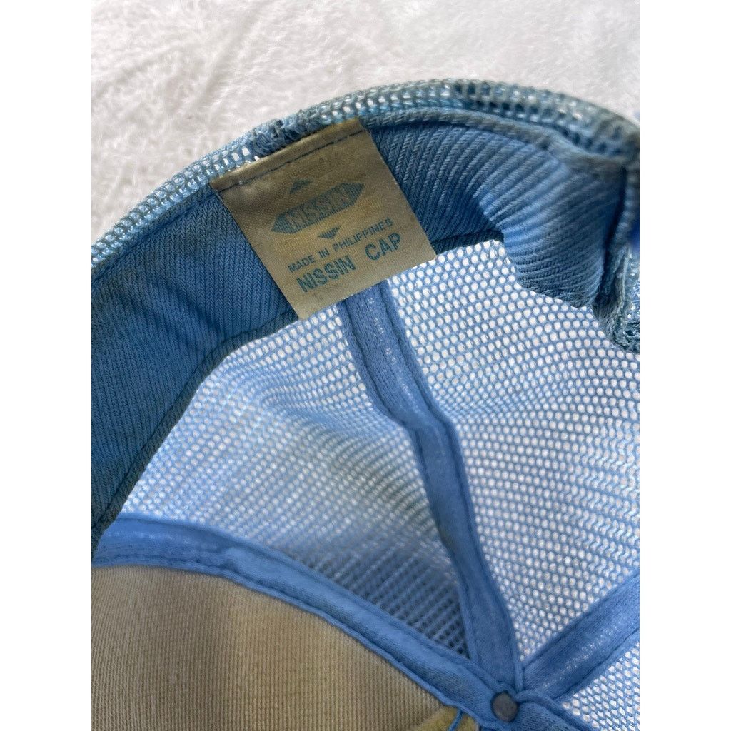 Vintage Vintage Lambert’s Café Blue Trucker Hat – Ol’ Norm Graphic Size ONE SIZE - 7 Thumbnail