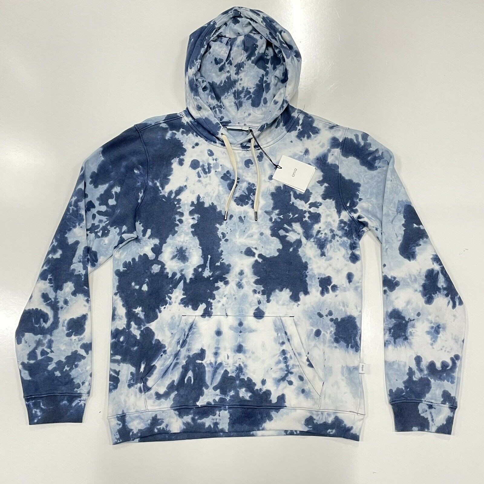 Onia Onia French Terry Tri-Blend Cloud Tie Dye Pullover Hoodie S Size US S / EU 44-46 / 1 - 2 Thumbnail