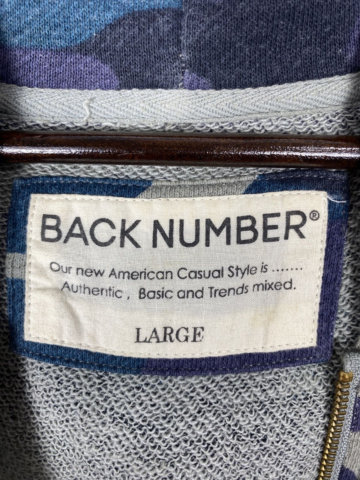 Japanese Brand Vintage Back Number Hoodies Size US L / EU 52-54 / 3 - 8 Thumbnail