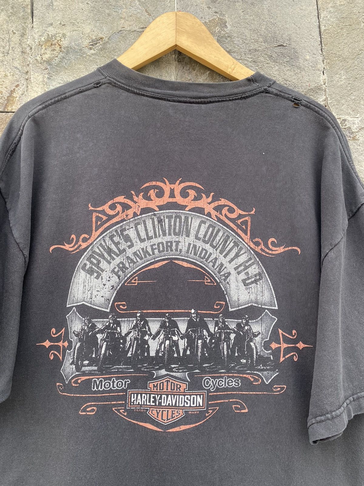 Harley Davidson Trashead Harley Davidson Shirt Sun Faded Grunge Erd Size US XL / EU 56 / 4 - 3 Thumbnail