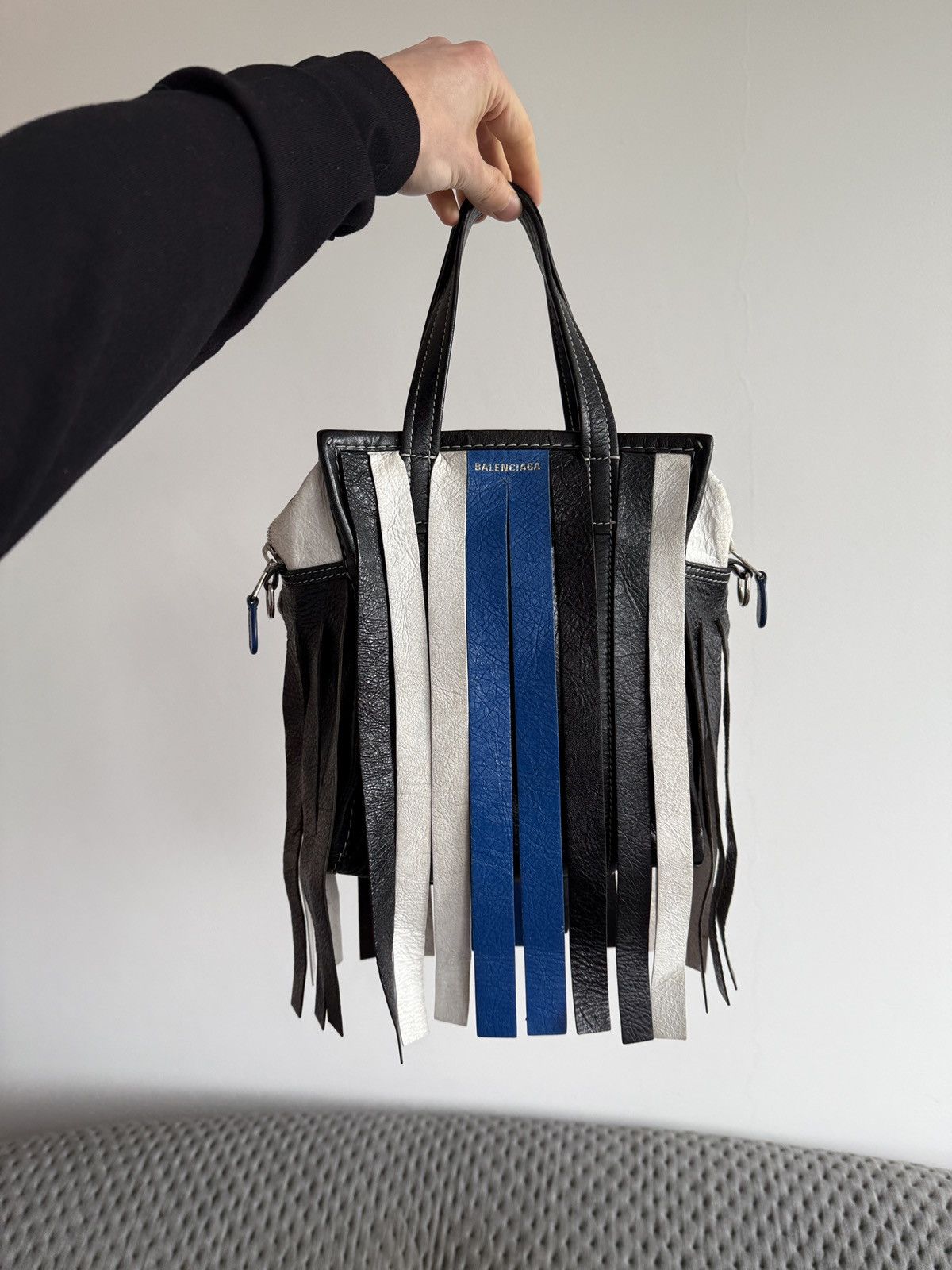 Balenciaga Balenciaga Fringed Bazar Shopper Tote Size ONE SIZE - 2 Thumbnail