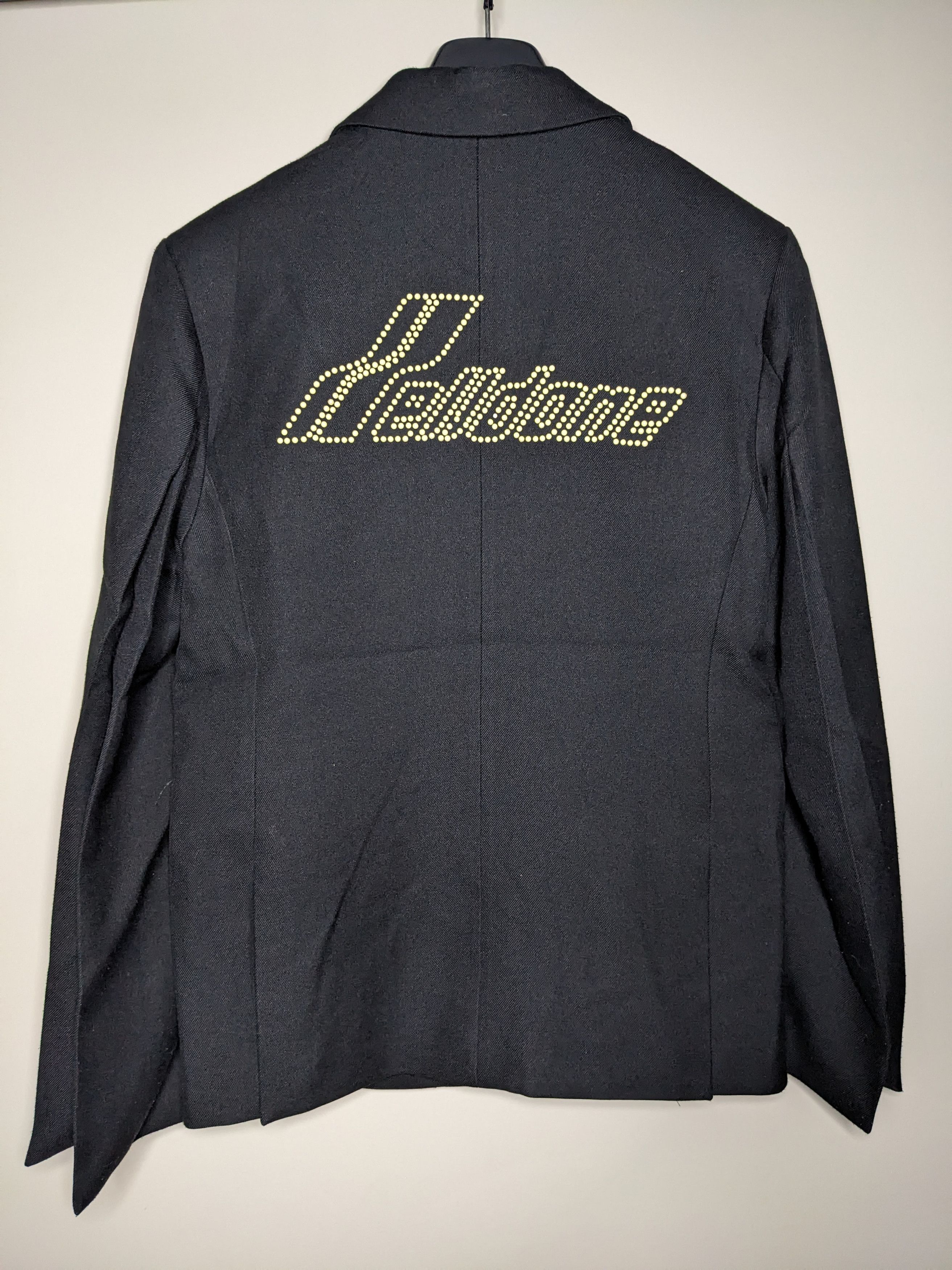 WE11DONE We11done Rhinestone Logo Blazer Flare Elbow Unisex Medium Size US M / EU 48-50 / 2 - 7 Thumbnail