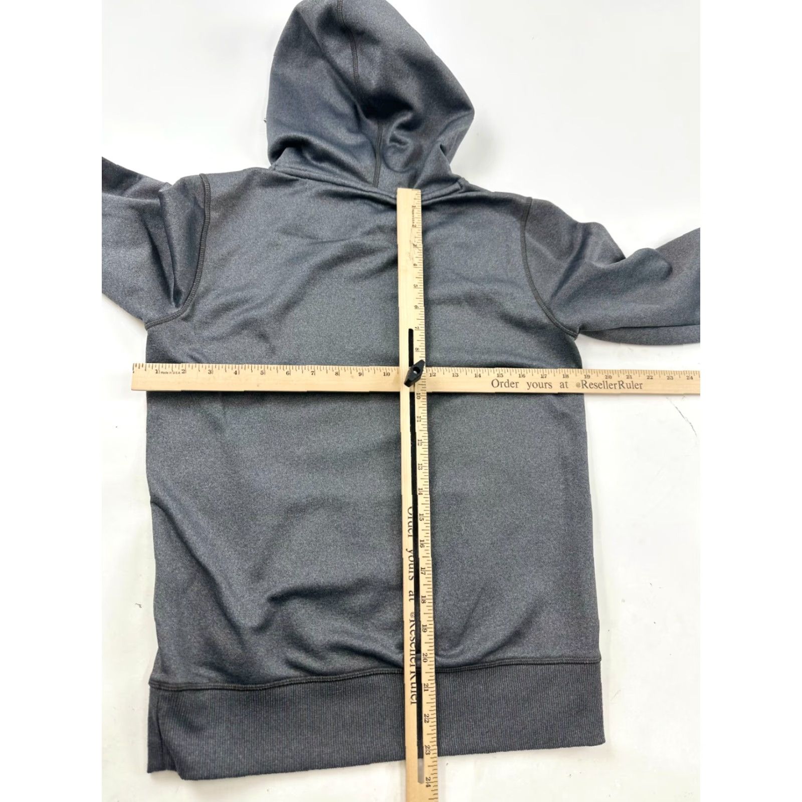 Under Armour Under Armour Hoodie Womens Medium Gray Fleece Lined Storm Long Sleeve Pullover Hooded Raglan Sweatshirt Activewear Size M / US 6-8 / IT 42-44 - 4 Thumbnail