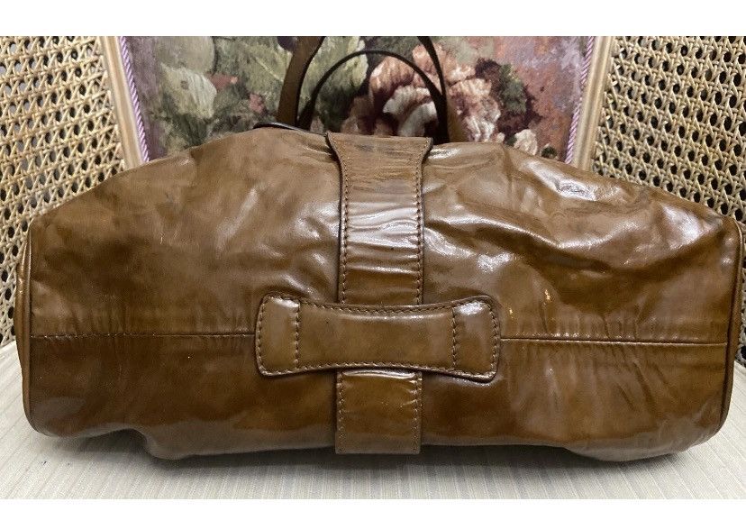 Jimmy Choo Jimmy Choo Ramona Patent Leather Bag Hobo Bag Size ONE SIZE - 5 Thumbnail