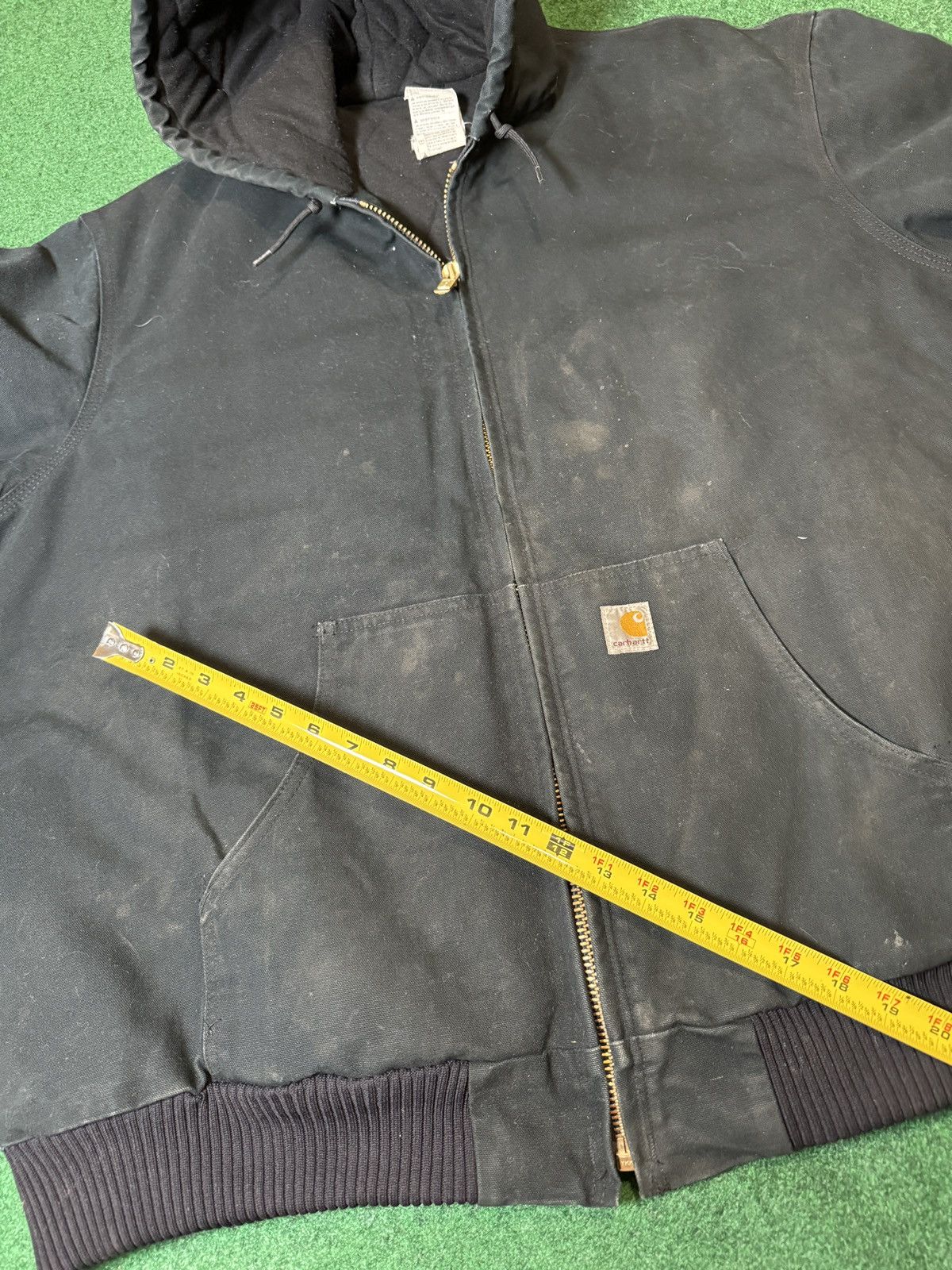 Carhartt × Vintage Vintage 90s Carhartt Quick Duck Black Detroit J01 J97 Jacket Size US XXL / EU 58 / 5 - 7 Thumbnail