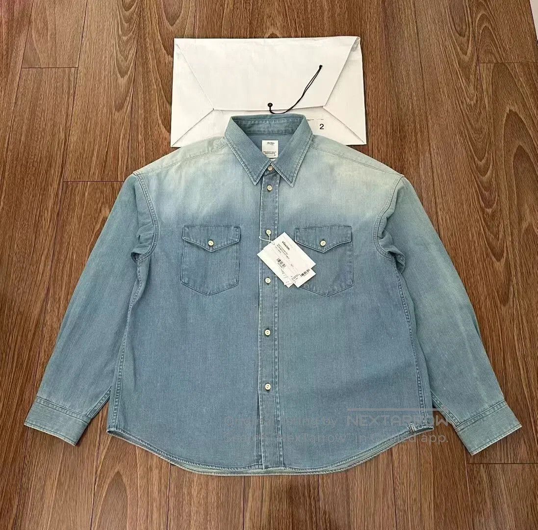 Visvim visvim ss pioneer damaged denim shirt. Size US S / EU 44-46 / 1 - 1 Thumbnail