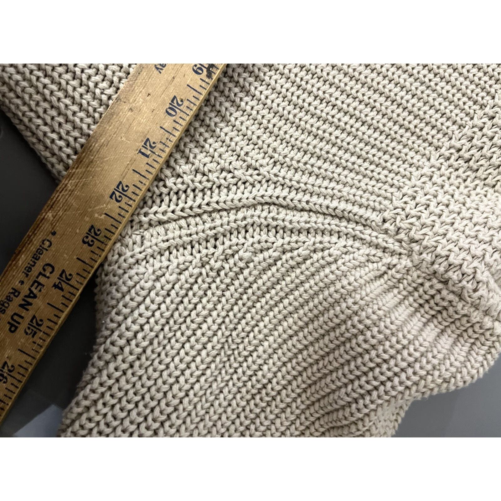 Guess GUESS Jacket Beige XXL White Smoke Cotton Button Sweater Mens Size US XXL / EU 58 / 5 - 5 Thumbnail