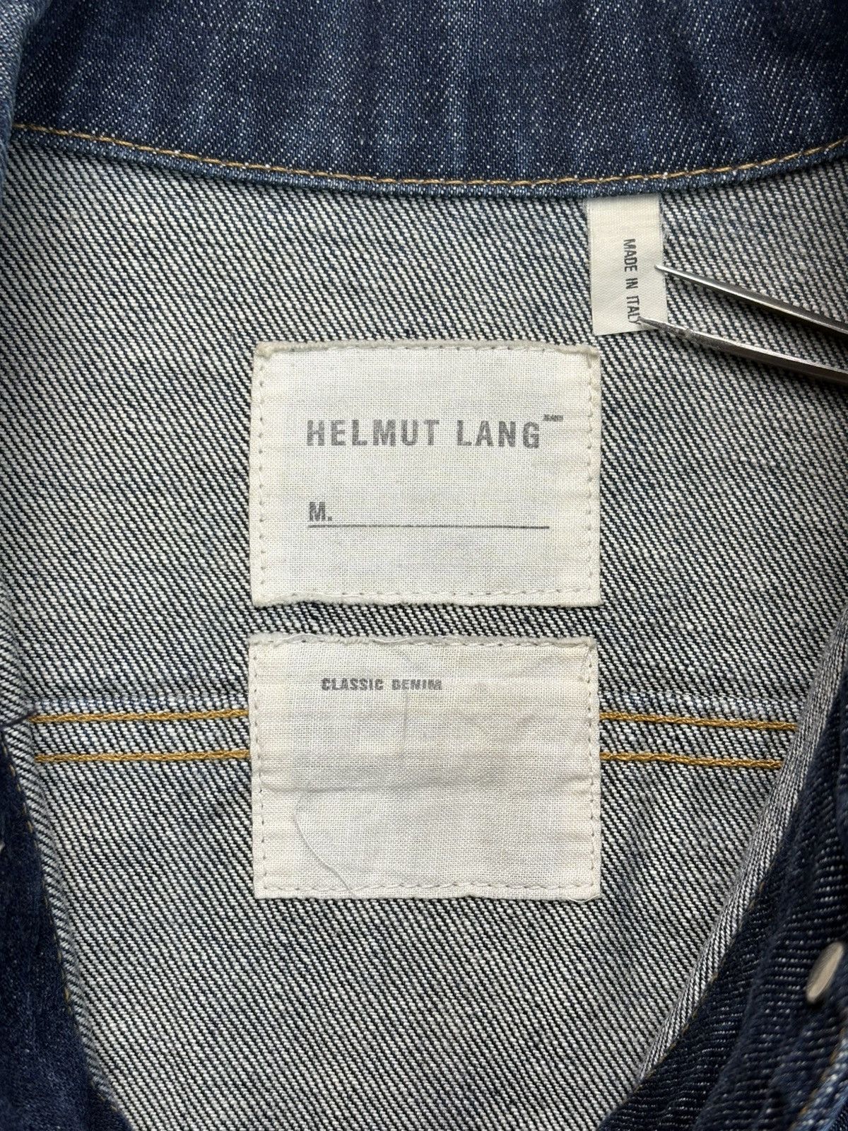 Helmut Lang Vintage 1999 Denim Jacket Size XS / US 0-2 / IT 36-38 - 8 Thumbnail