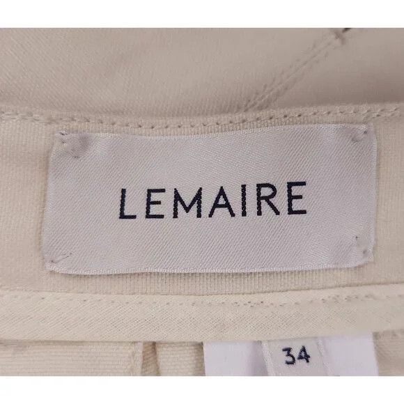 Lemaire Lemaire Linen Pleated Shorts Size 34 2 XS Womens Off-White Size 26" / US 2 / IT 38 - 10 Thumbnail