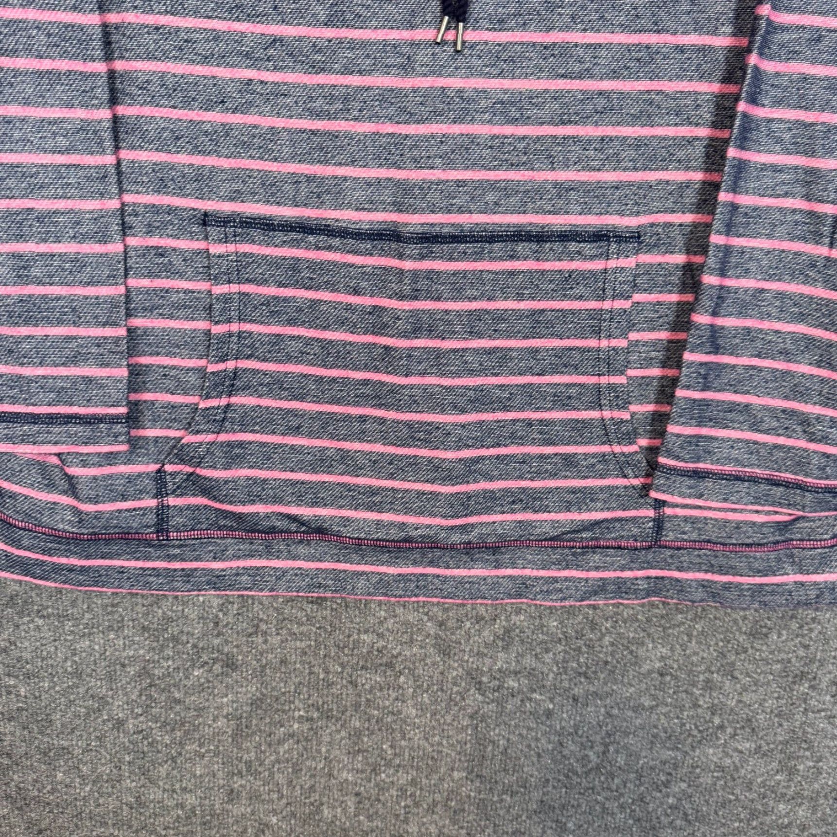 Talbots Talbots Sweatshirt Women 3X Striped Mock Neck Plus Size Casual Pullover Ocean Blue Pink Navy Size XXL / US 16-18 / IT 52-54 - 2 Thumbnail