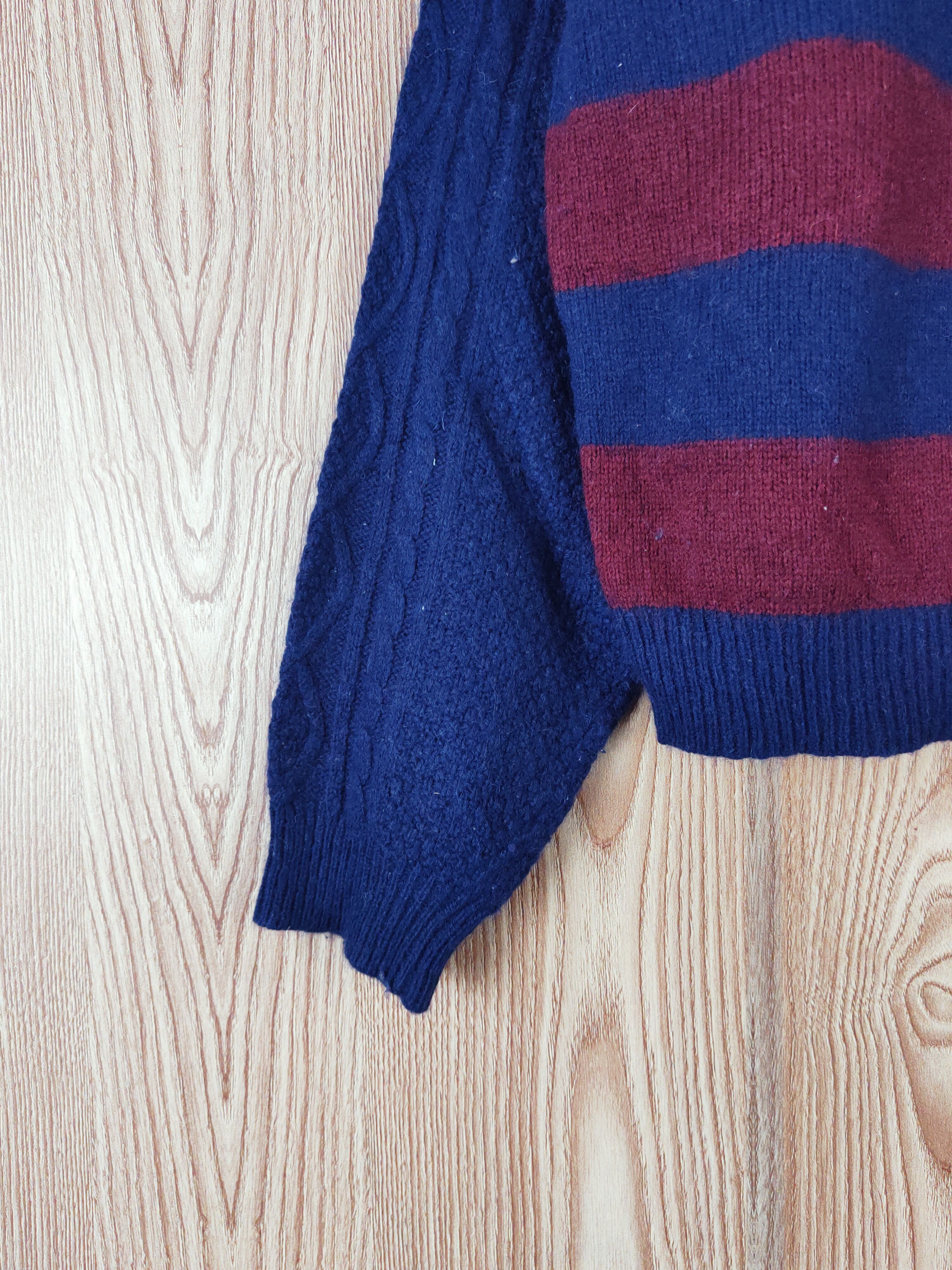 Japanese Brand × Solid and Striped I Love H81 Navy stripe Knitwear Sweatshirts #W471 Size M / US 6-8 / IT 42-44 - 4 Thumbnail