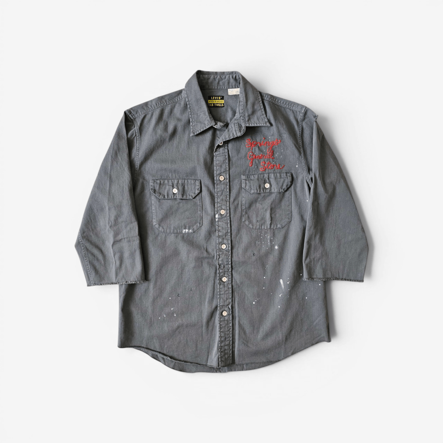 Levi's Vintage Clothing LVC Levi's Vintage Clothing 1950s Tab Twills Shirt M FW16 Size US M / EU 48-50 / 2 - 1 Thumbnail
