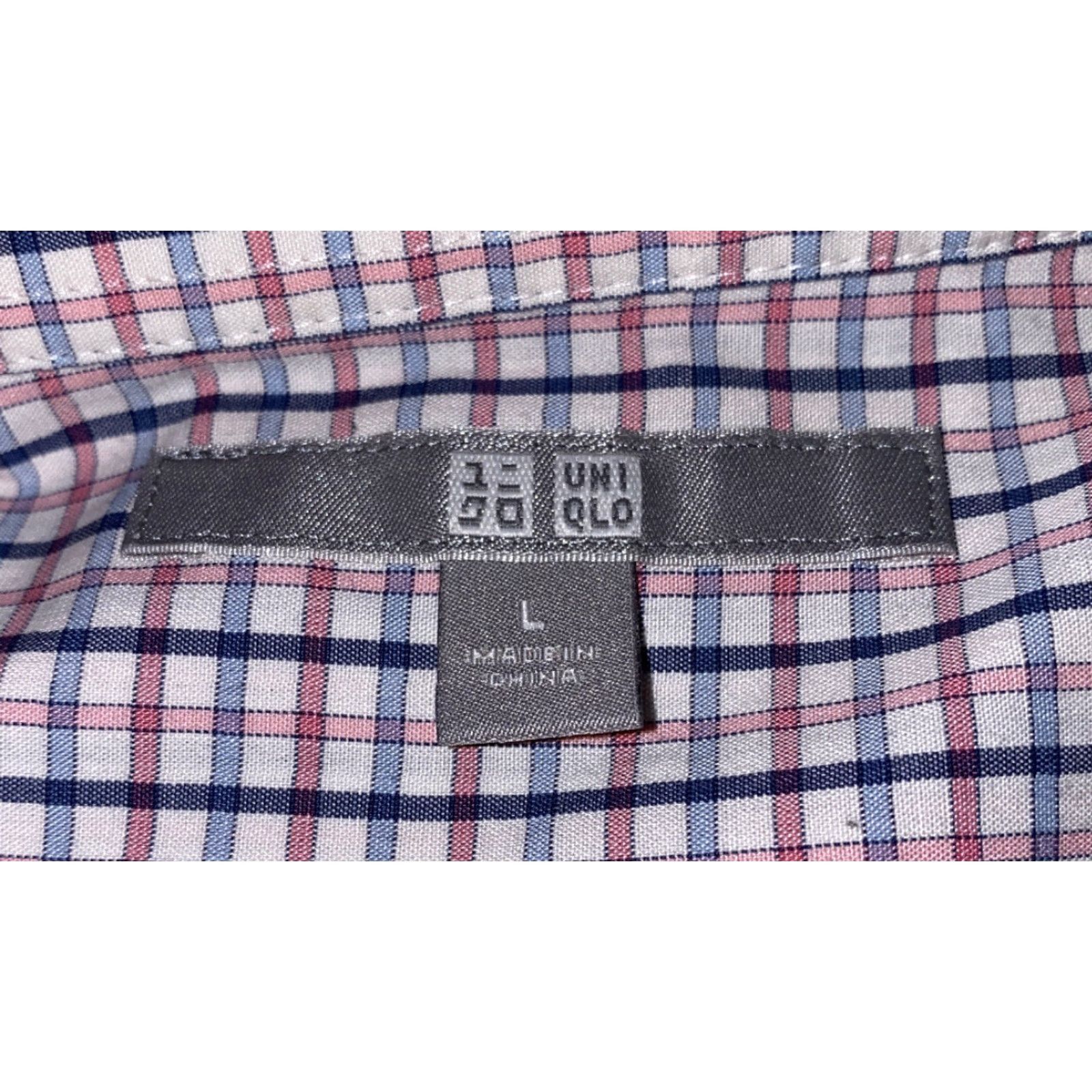 Uniqlo Uniqlo Shirt Mens L Multicolor Plaid Button Front Short Sleeve Colorful Button-Up Size US L / EU 52-54 / 3 - 5 Thumbnail