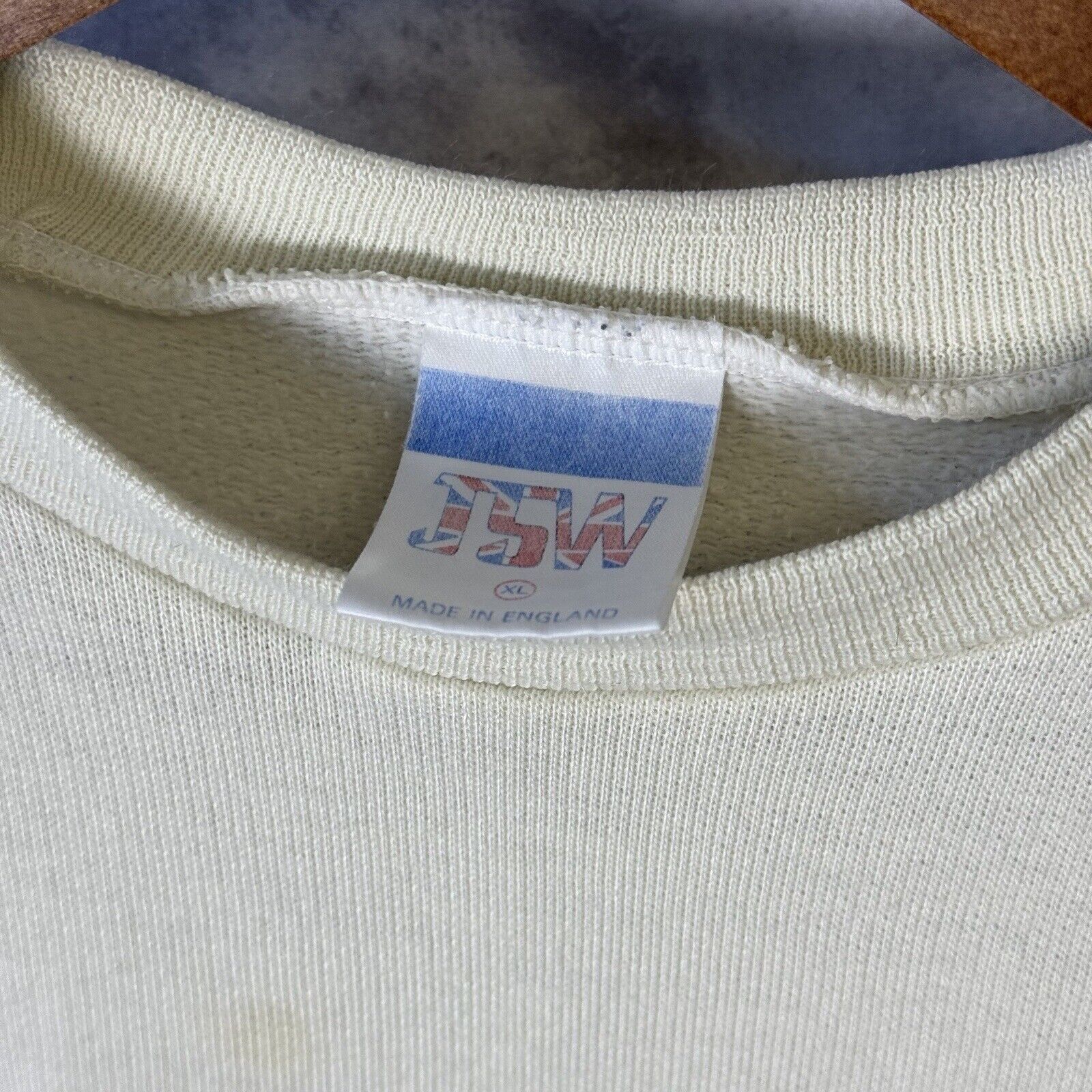 Vintage Vintage Nottingham Sweatshirt Mens XL White Crew Neck London Size US XL / EU 56 / 4 - 5 Thumbnail