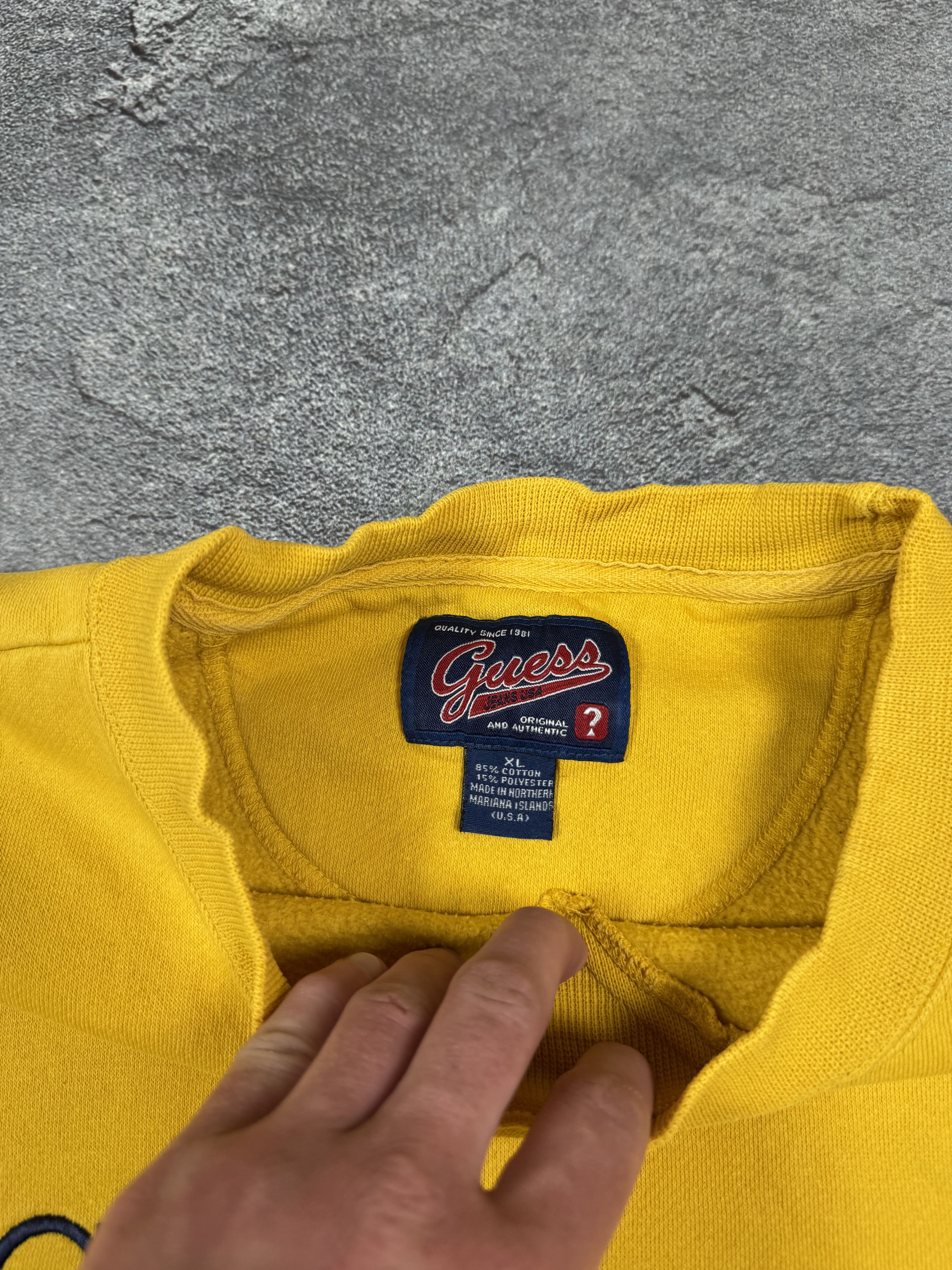 If Six Was Nine Guess 2000s VTG Y2K USA Sweatshirt Size XL Retro Size US XL / EU 56 / 4 - 6 Thumbnail