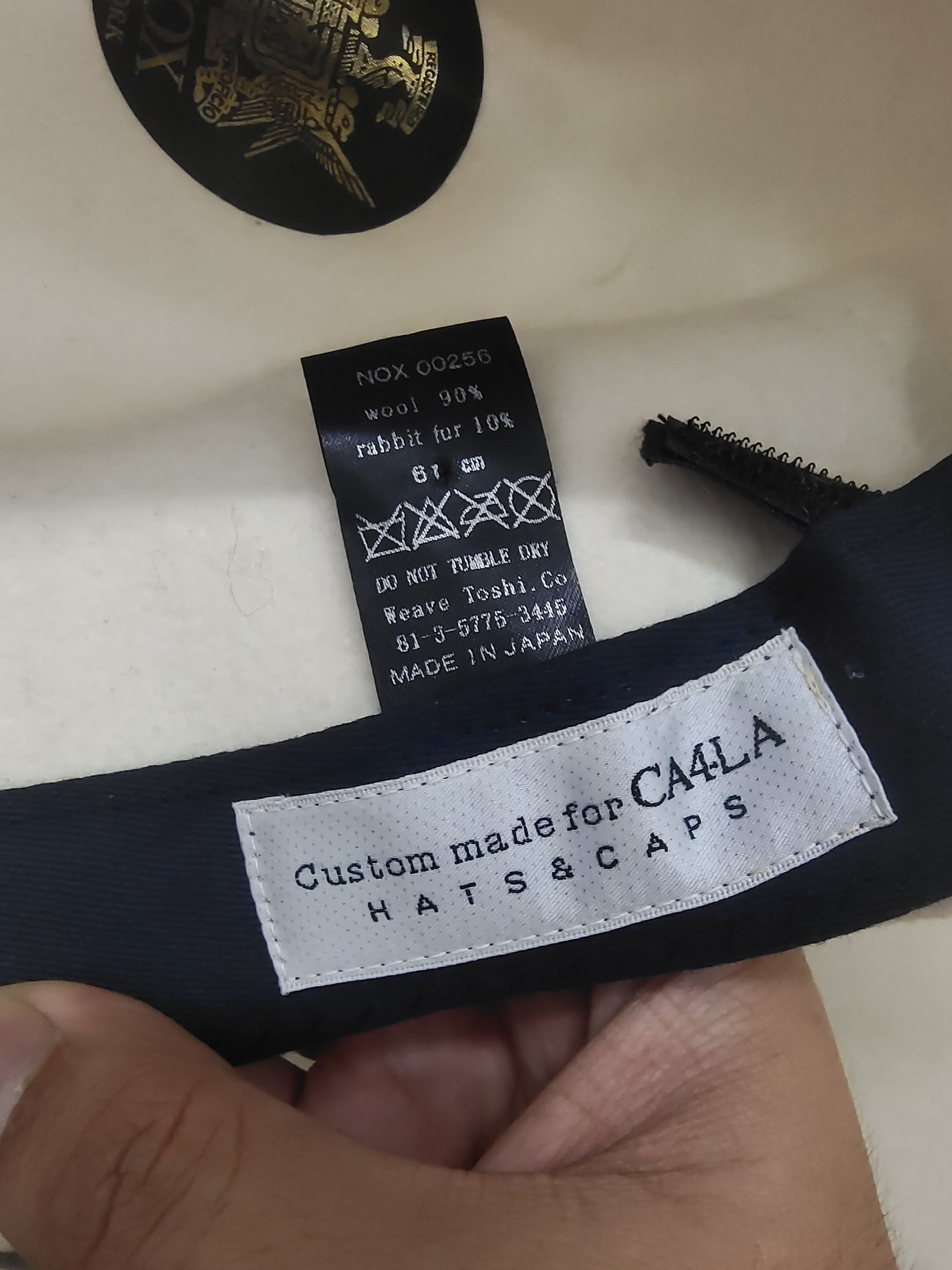Japanese Brand CA4LA CRIMINAL WOOL FEDORA HAT MADE IN JAPAN Size ONE SIZE - 5 Thumbnail